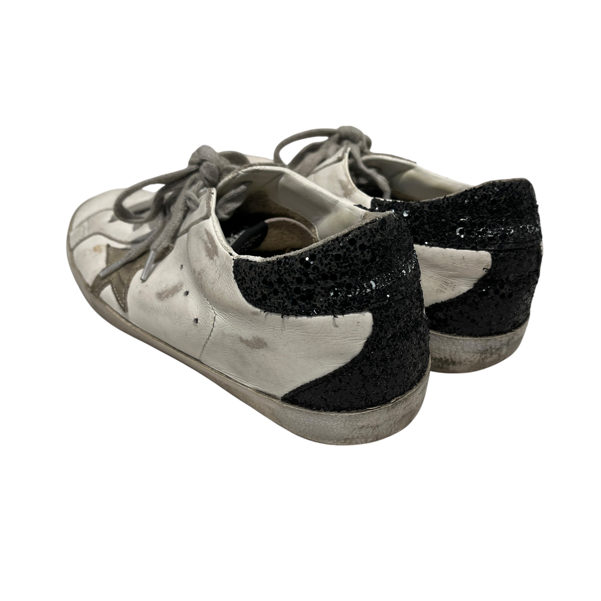 GOLDEN GOOSE/Low-Sneakers/US 6/Leather/WHT/golden star view 7