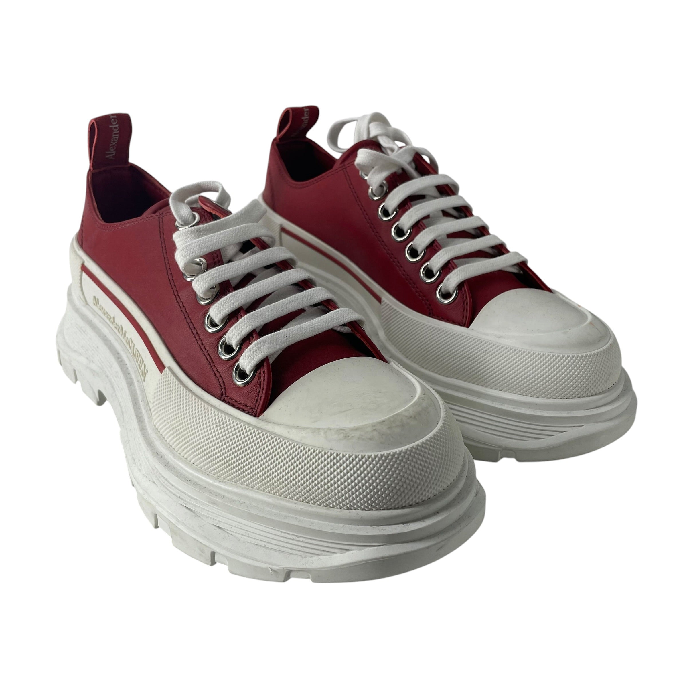 Alexander McQueen/Low-Sneakers/EU 37.5/Leather/BRD/PLATFORM view 1
