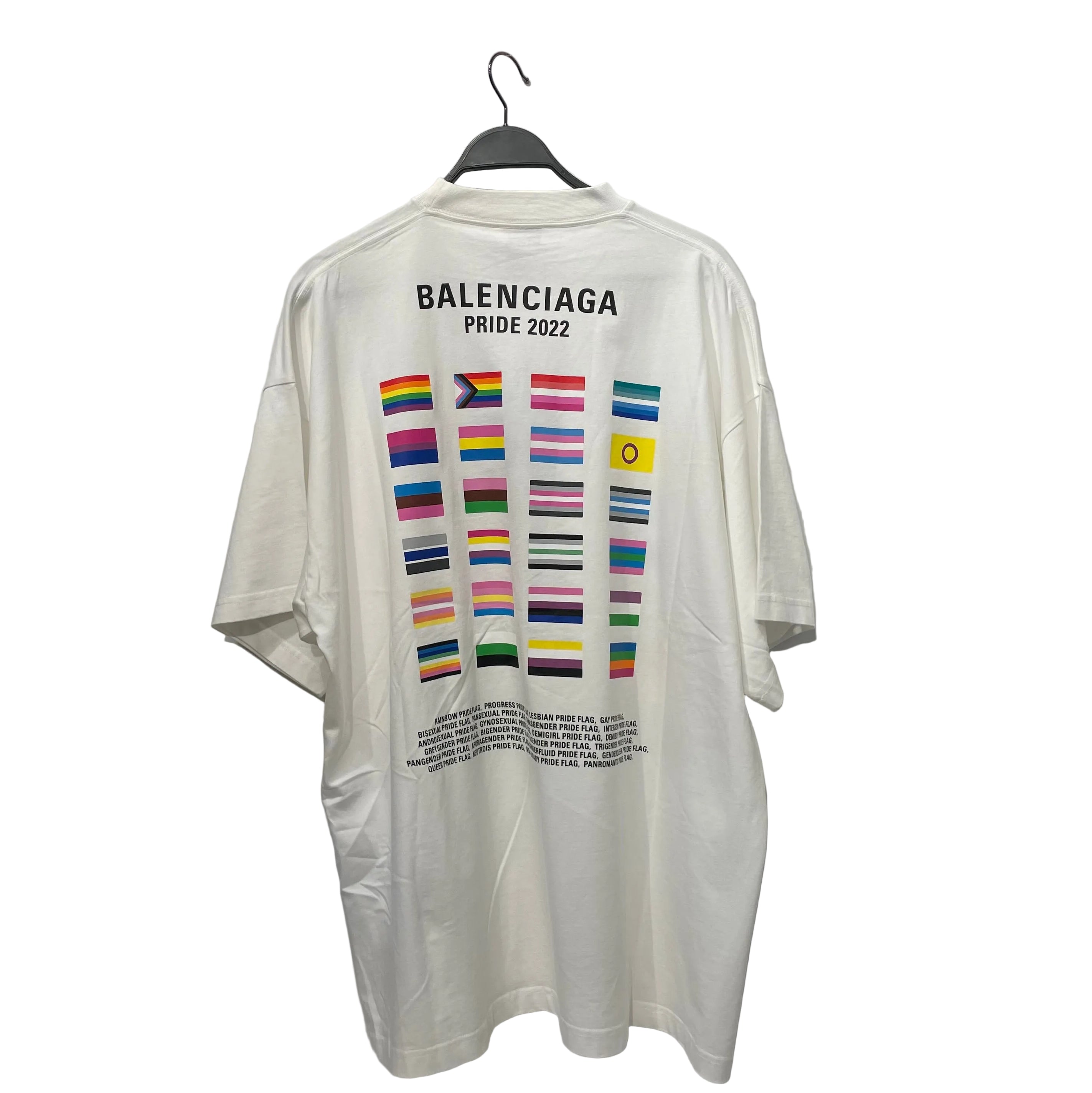 BALENCIAGA/T-Shirt/3/Cotton/WHT/2022 BOY/GIRL PRIDE view 2