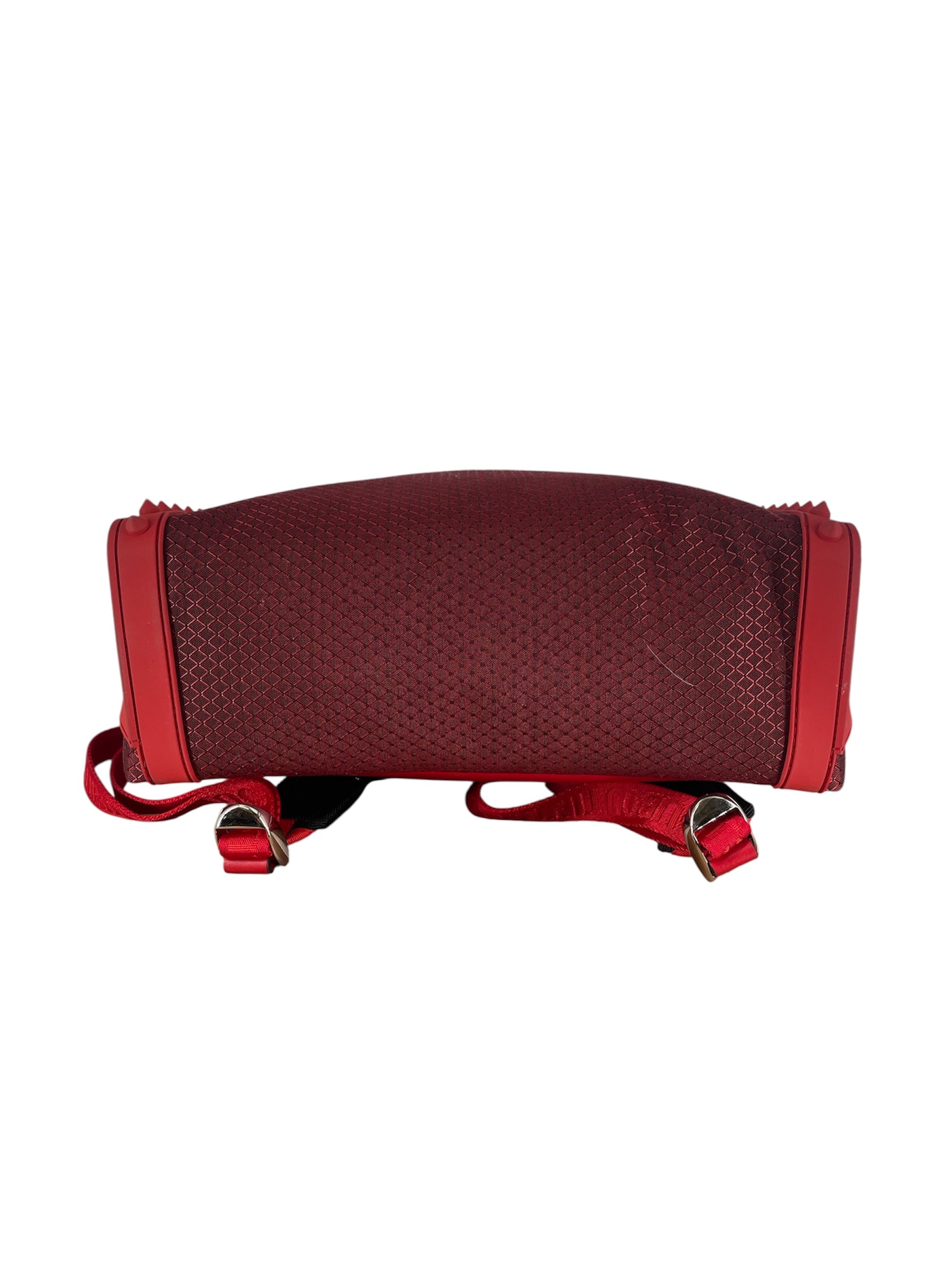 Christian Louboutin/Backpack/Nylon/RED/BACKPARIS SPIKED BACKPACK view 4