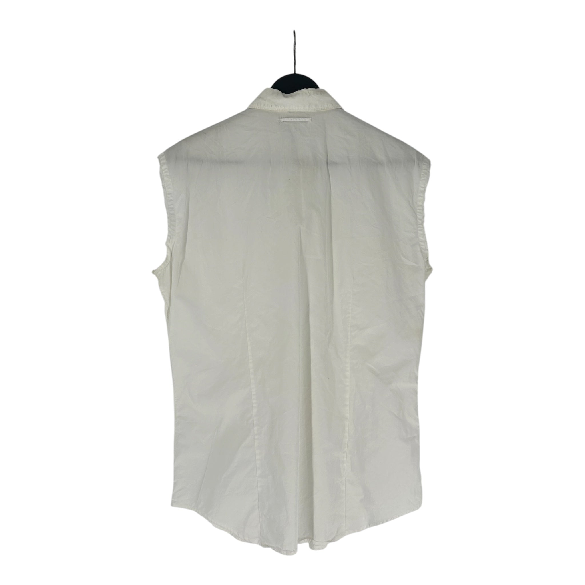 Jean Paul GAULTIER HOMME/Shirt/Cotton/WHT/SLEEVELESS BUCKLES view 2
