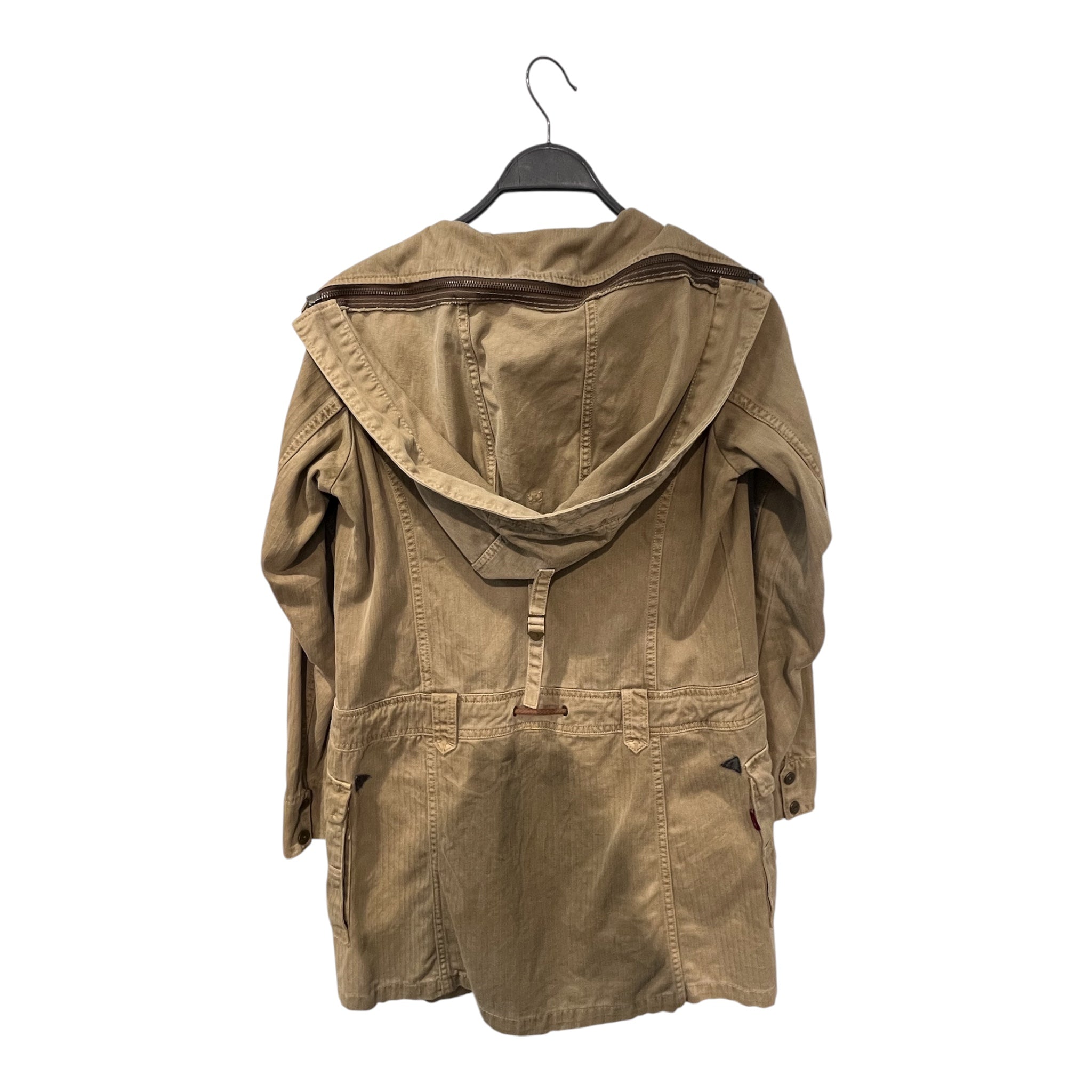 AVIREX/Jacket/M/Cotton/KHK/DETACHABLE HOODIE view 2