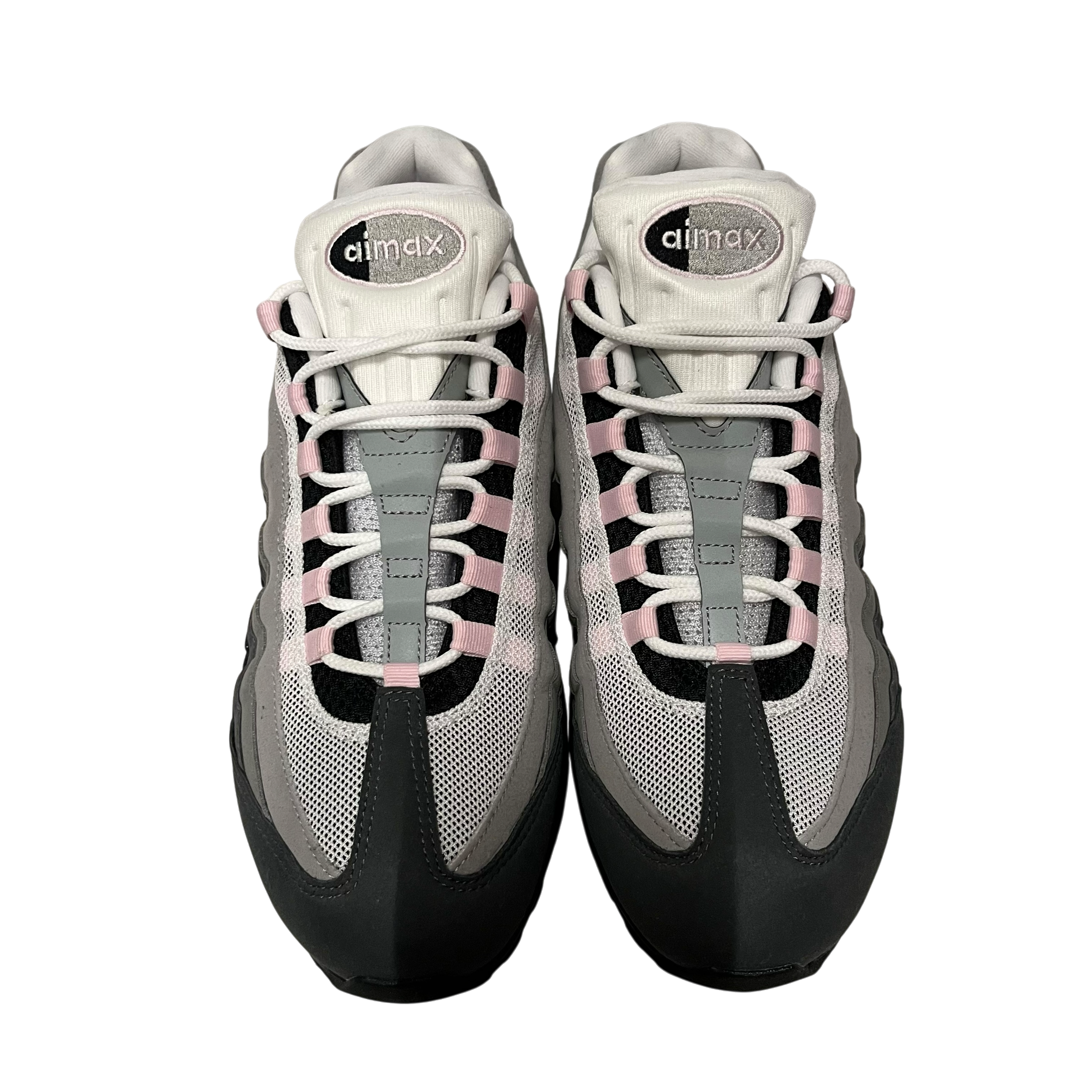 NIKE/Hi-Sneakers/US 13/Suede/GRY/air max 95 pink foam view 4