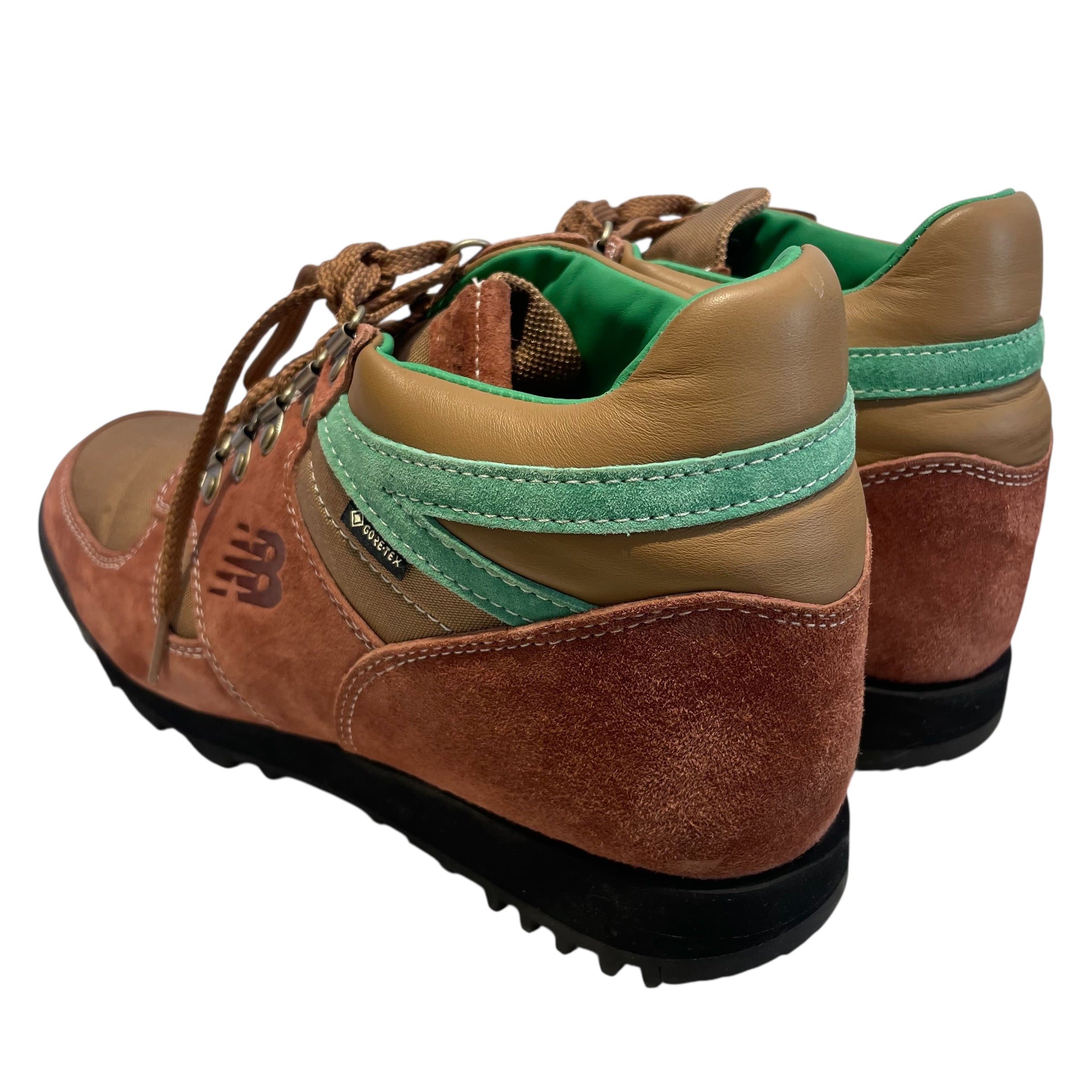 AIME LEON DORE/NEW BALANCE/Boots/US 10.5/Suede/BRW/grn/blk sole view 2