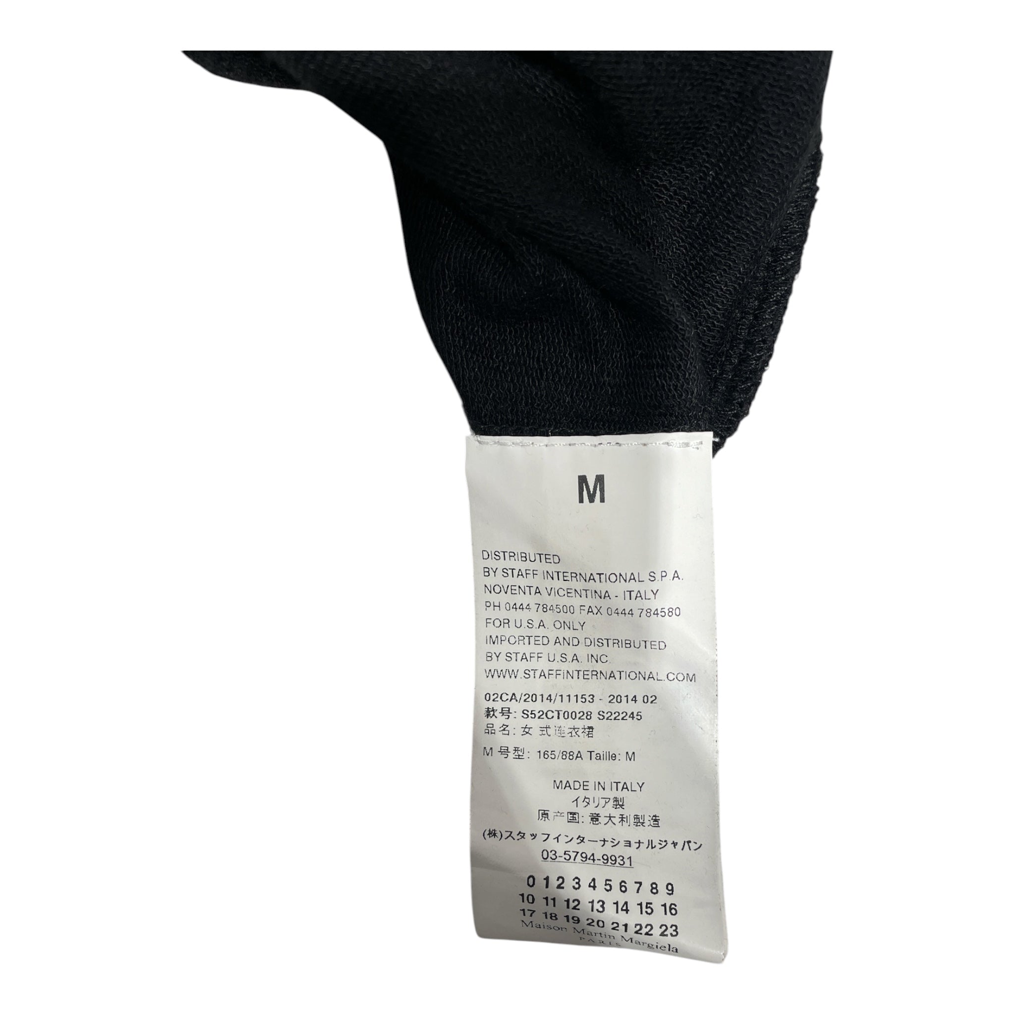 Maison Martin Margiela/SL Dress/M/Cotton/BLK/HOODED view 3