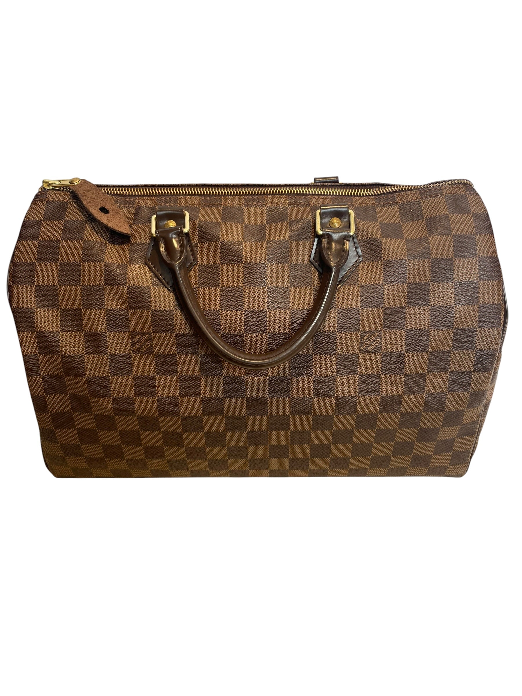 LOUIS VUITTON/Hand Bag/Monogram/Leather/BRW/BROWN DAMIER SPEEDY view 2