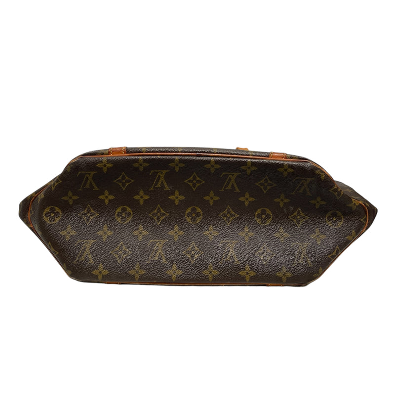 LOUIS VUITTON/Tote Bag/Monogram/Leather/BRW/CANVAS TOTE