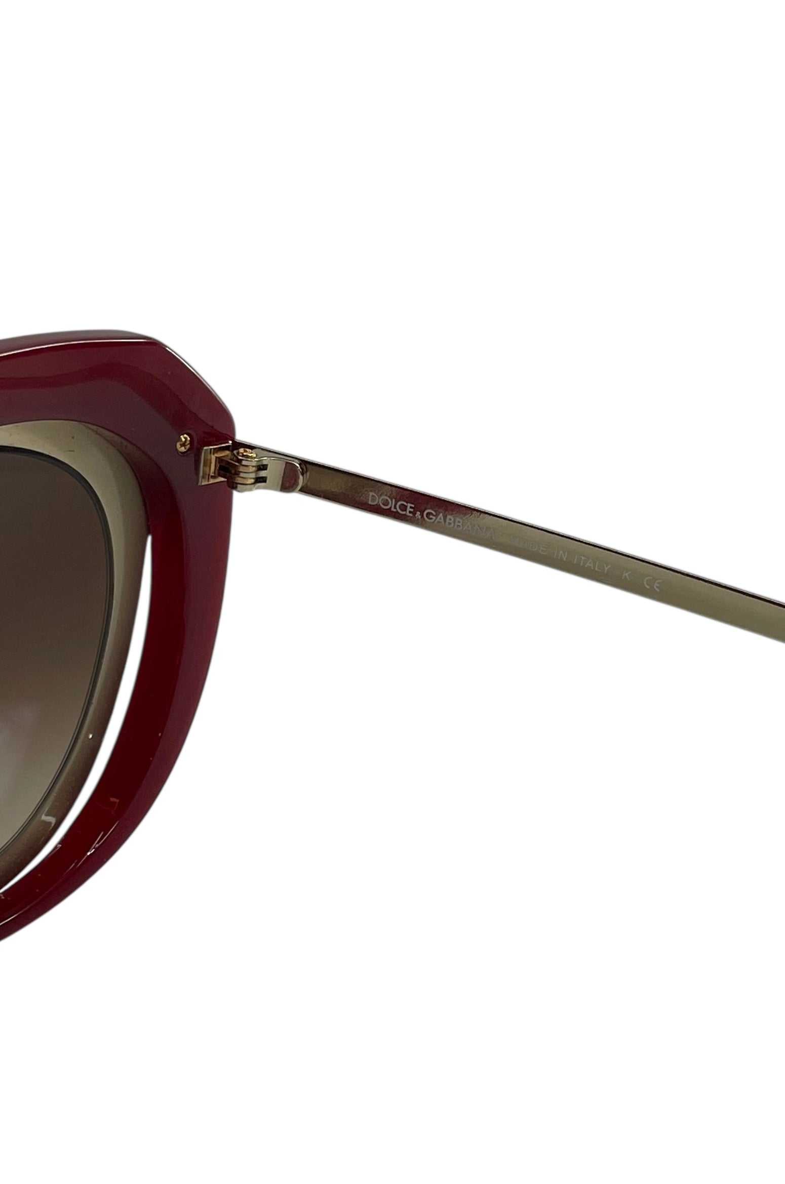 DOLCE&GABBANA/Sunglasses/Plastic/BRD/GOLD TRIM view 5