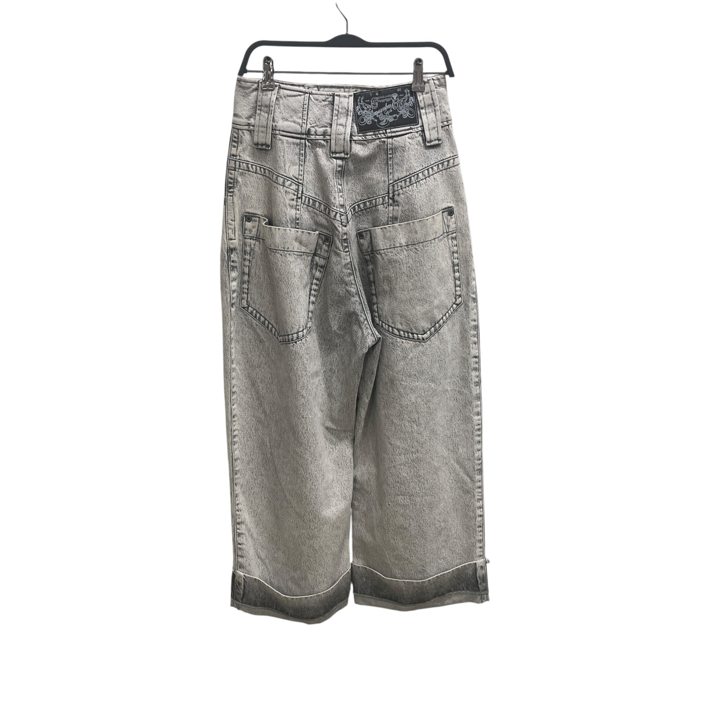 Vaquera/Bootcut Pants/S/Denim/GRY/acid wash view 2
