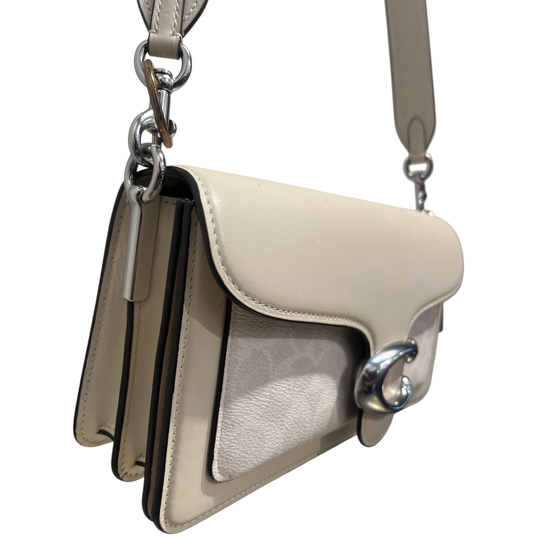 COACH/Cross Body Bag/Monogram/Leather/CRM/TABBY-SILV HRDWR view 6