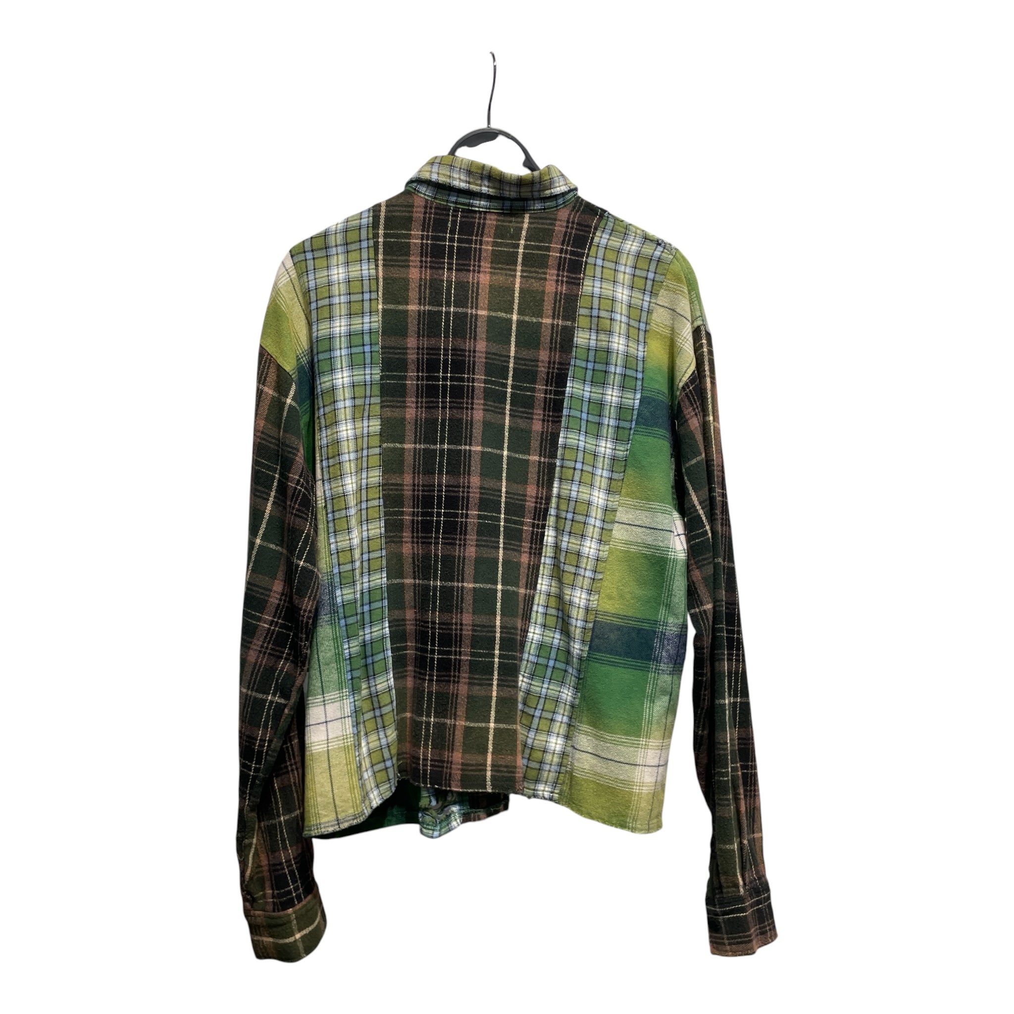 Vale/Flannel Shirt/L/Cotton/GRN/Plaid/Bedazzled view 2