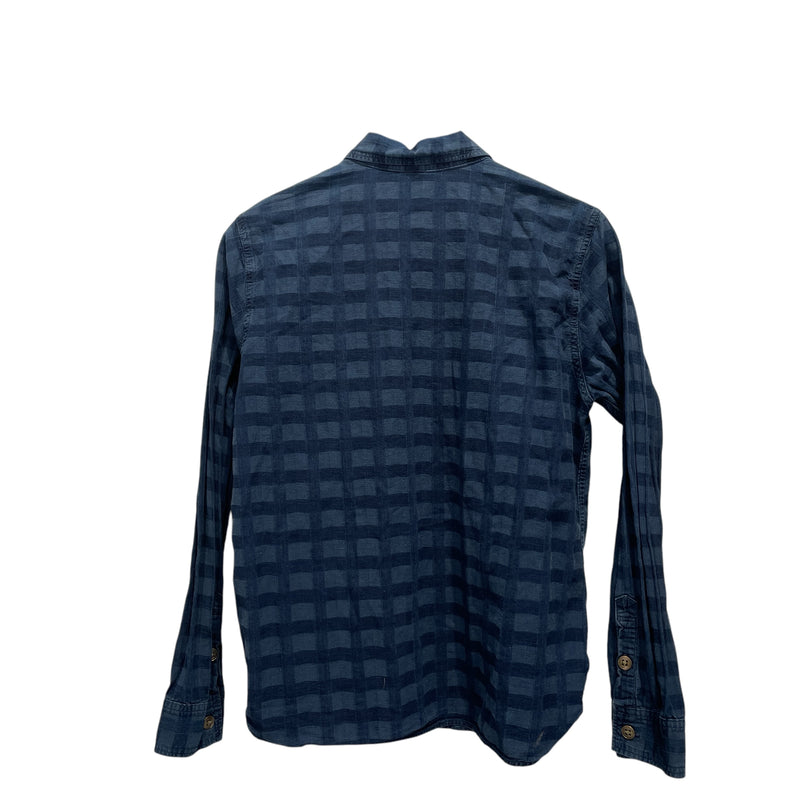 pure blue japan/Blouse/S/Plaid/Cotton/NVY/