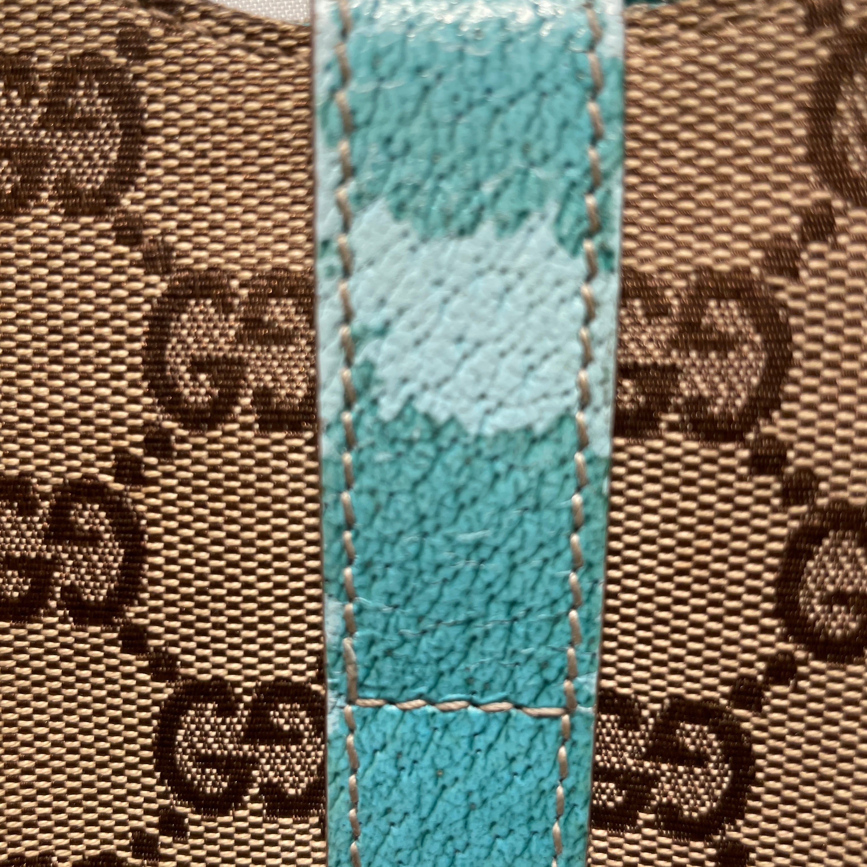 GUCCI/Hand Bag/Monogram/Cotton/KHK/MONO BARDOT view 3
