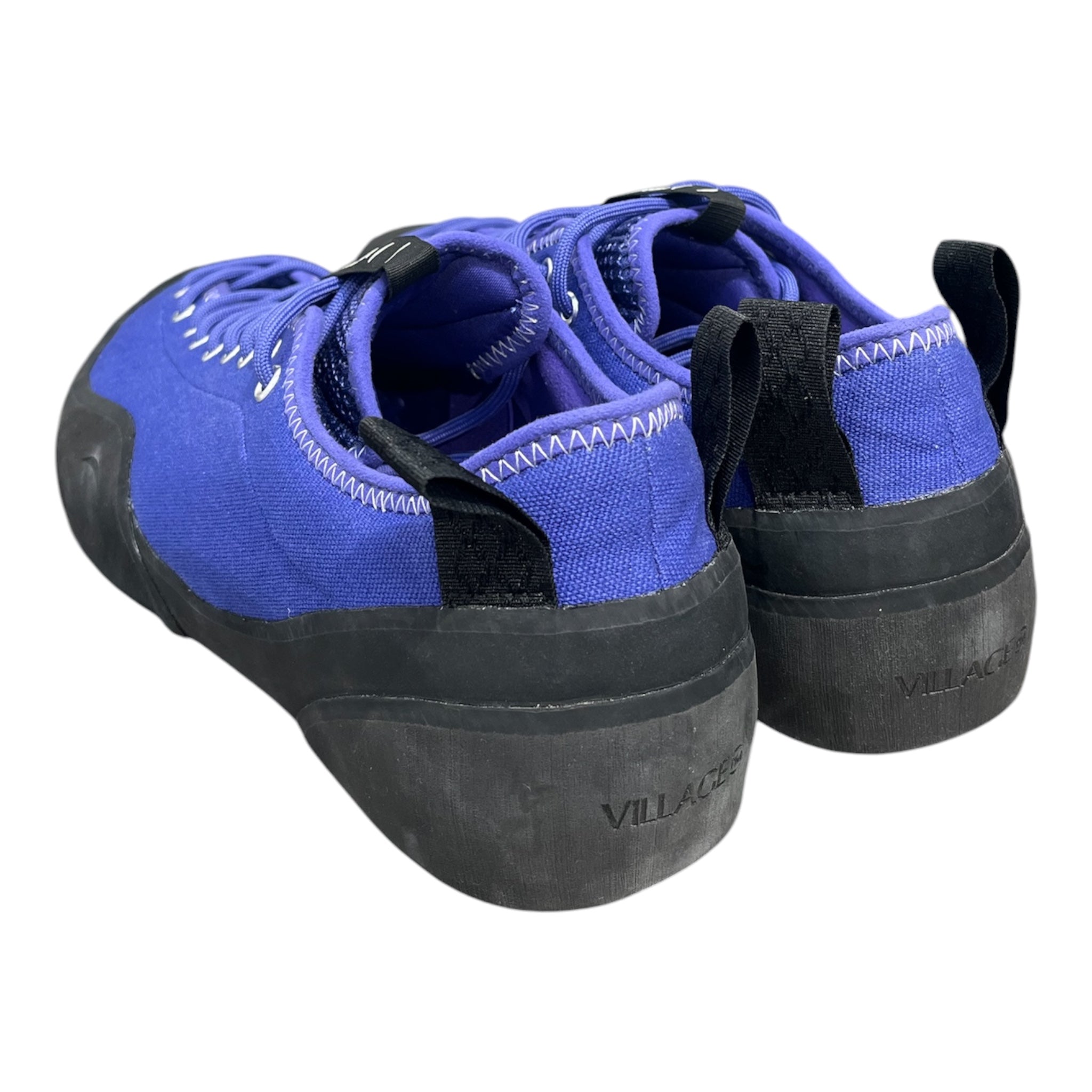 VILLAGE PM/Low-Sneakers/US 11/Cotton/PPL/BLACK SOLE 2 BACK TABS LACE view 2