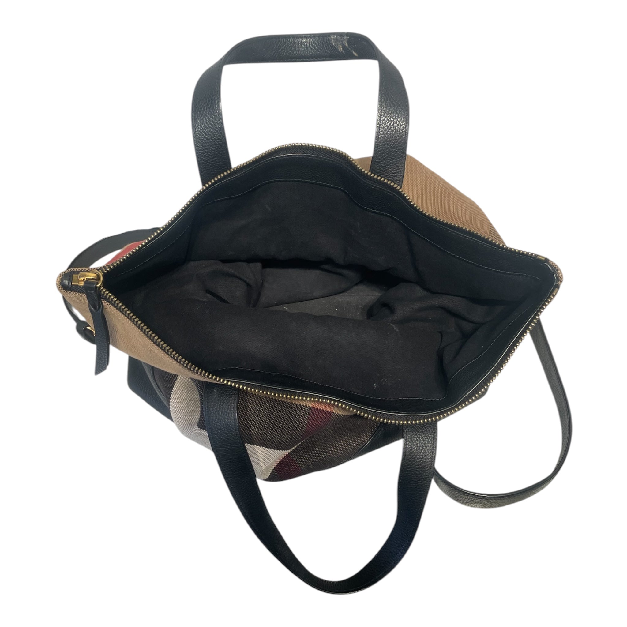 BURBERRYS/Tote Bag/Plaid/Cotton/BEG/TOTE BAG W/ STRAP view 6