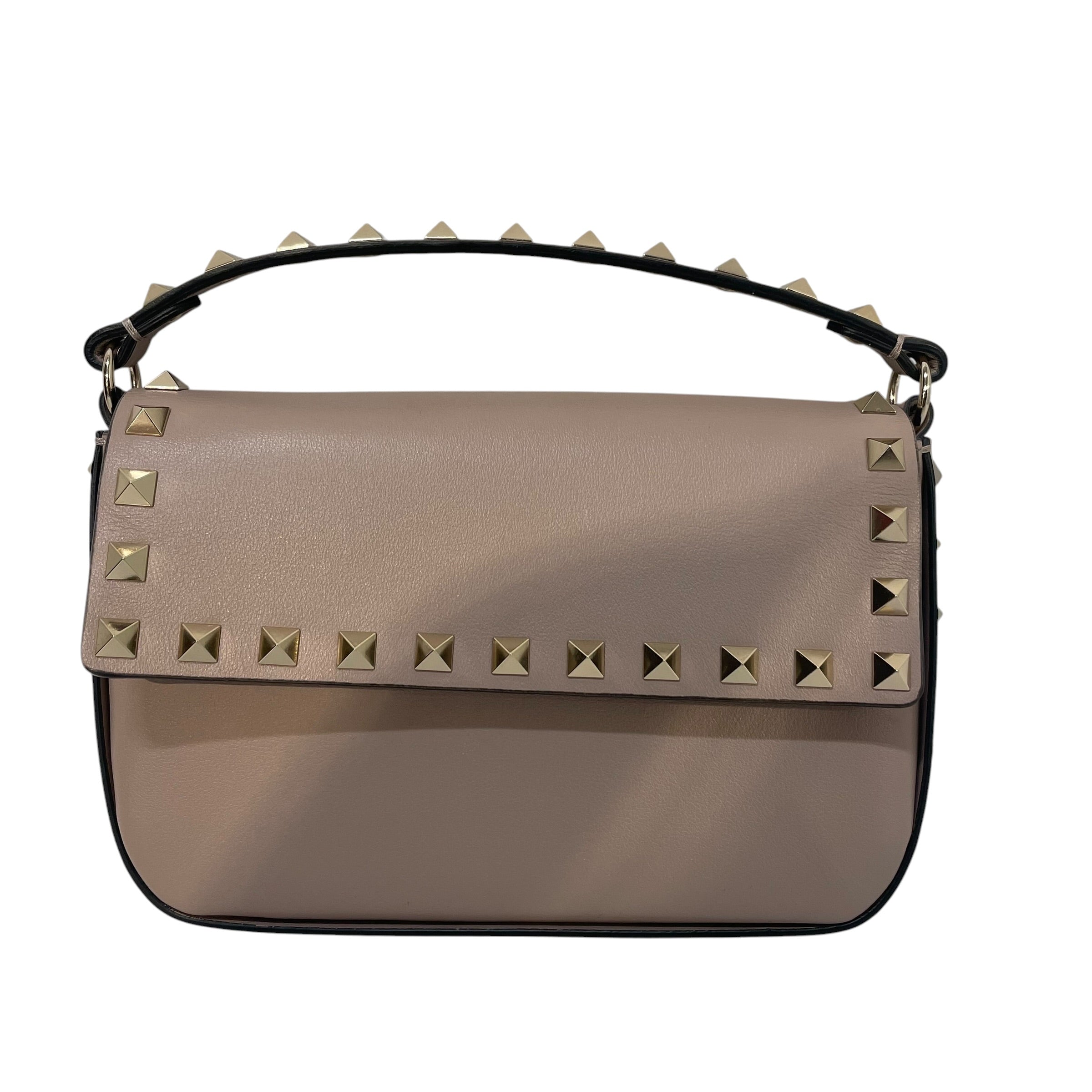 VALENTINO GARAVANI/Cross Body Bag/Border/Leather/BEG/rockstud small view 2