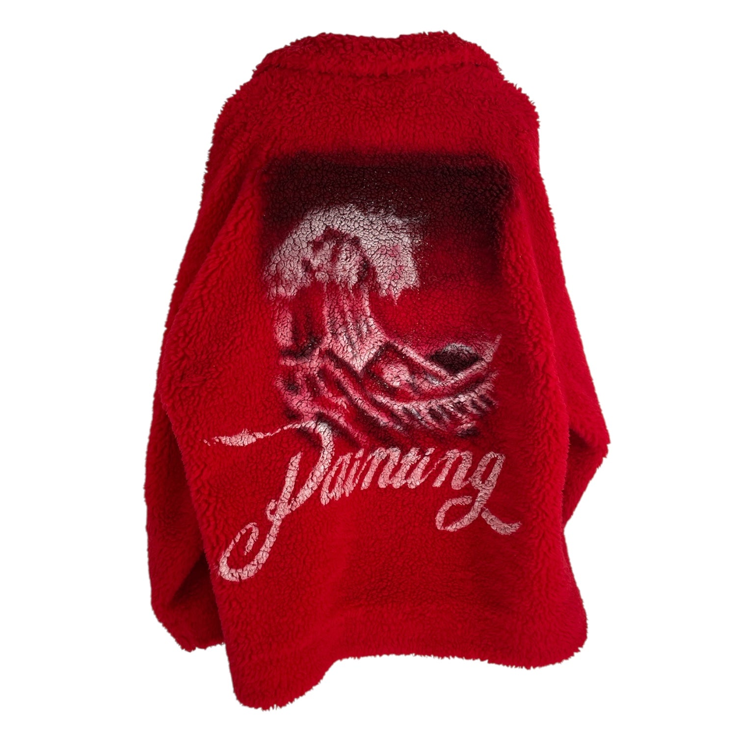 doublet/Jacket/M/Polyester/RED/Graphic/"painting" on back view 2