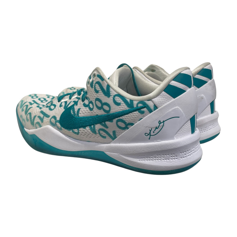 NIKE/KOBE 8 PROTRO/Low-Sneakers/US 10/All Over Print/Cotton/WHT/FQ3549-101
