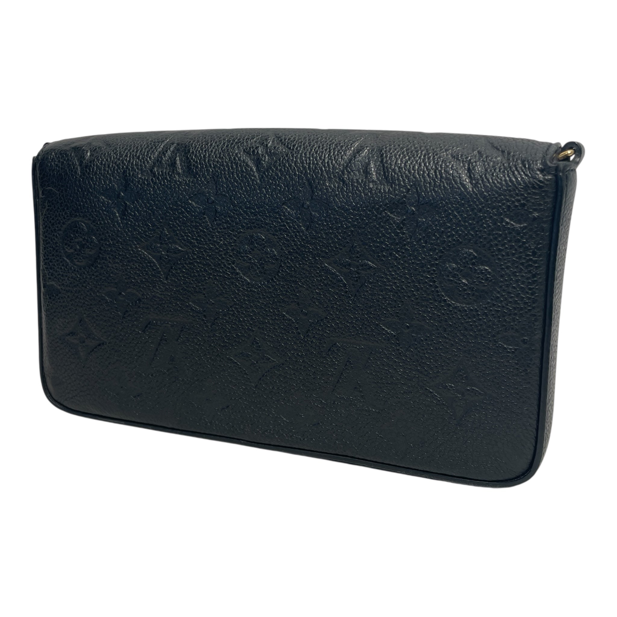 LOUIS VUITTON/Cross Body Bag/Monogram/Leather/BLK/POCHETTE EMPREINTE FELICE view 2