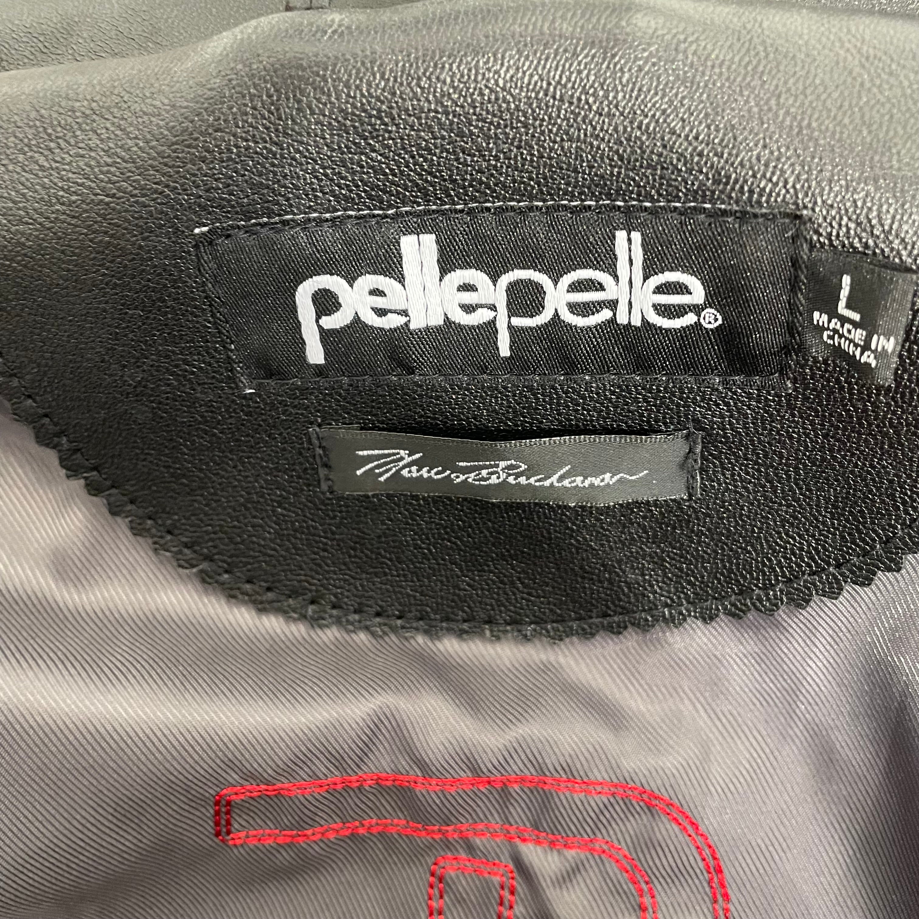 Pelle Pelle/Leather Jkt/L/Graphic/Leather/BLK/MARC BUCHANAN WORLD FAMOUS view 3