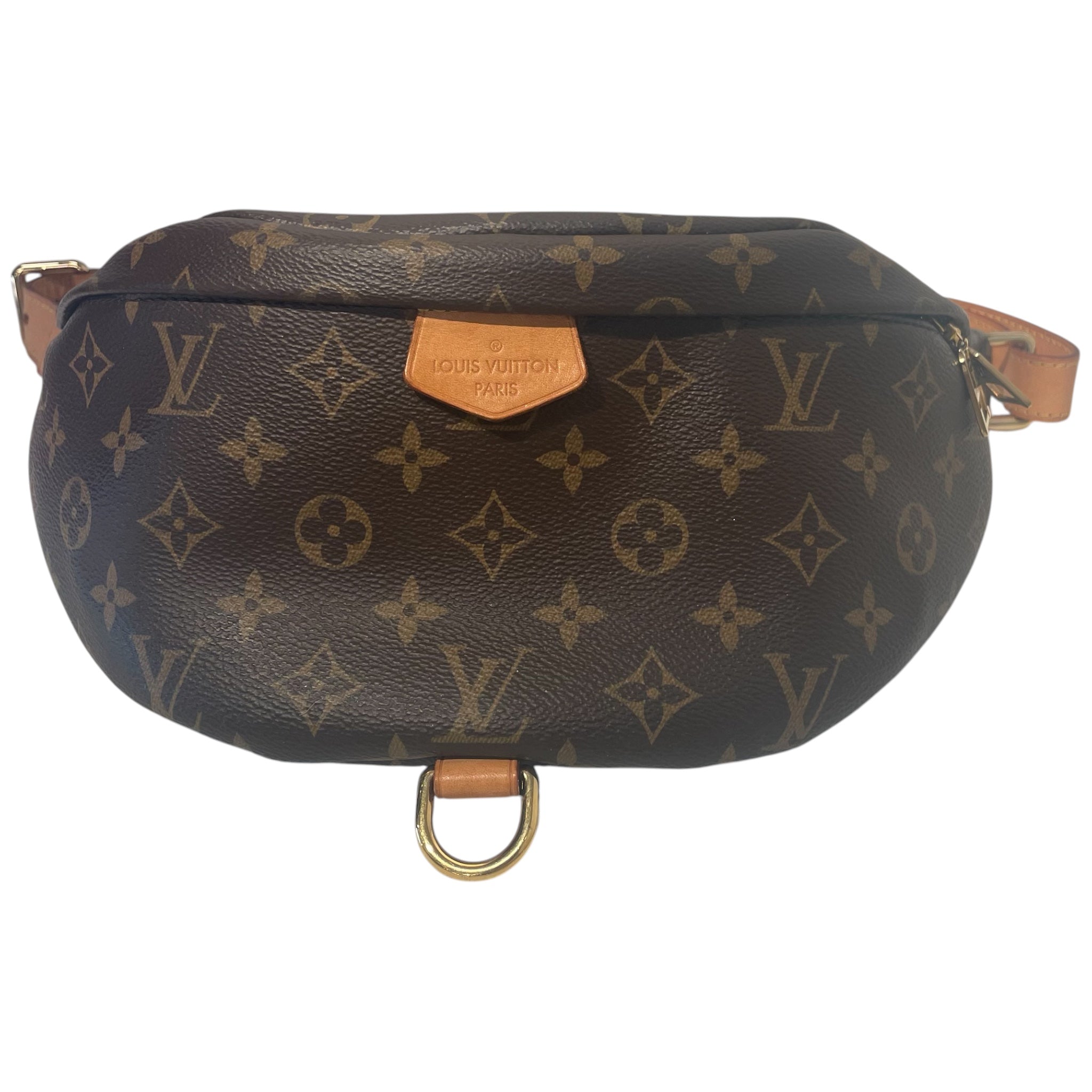 LOUIS VUITTON/Fanny Pack/Monogram/Leather/BRW/bum bag view 1