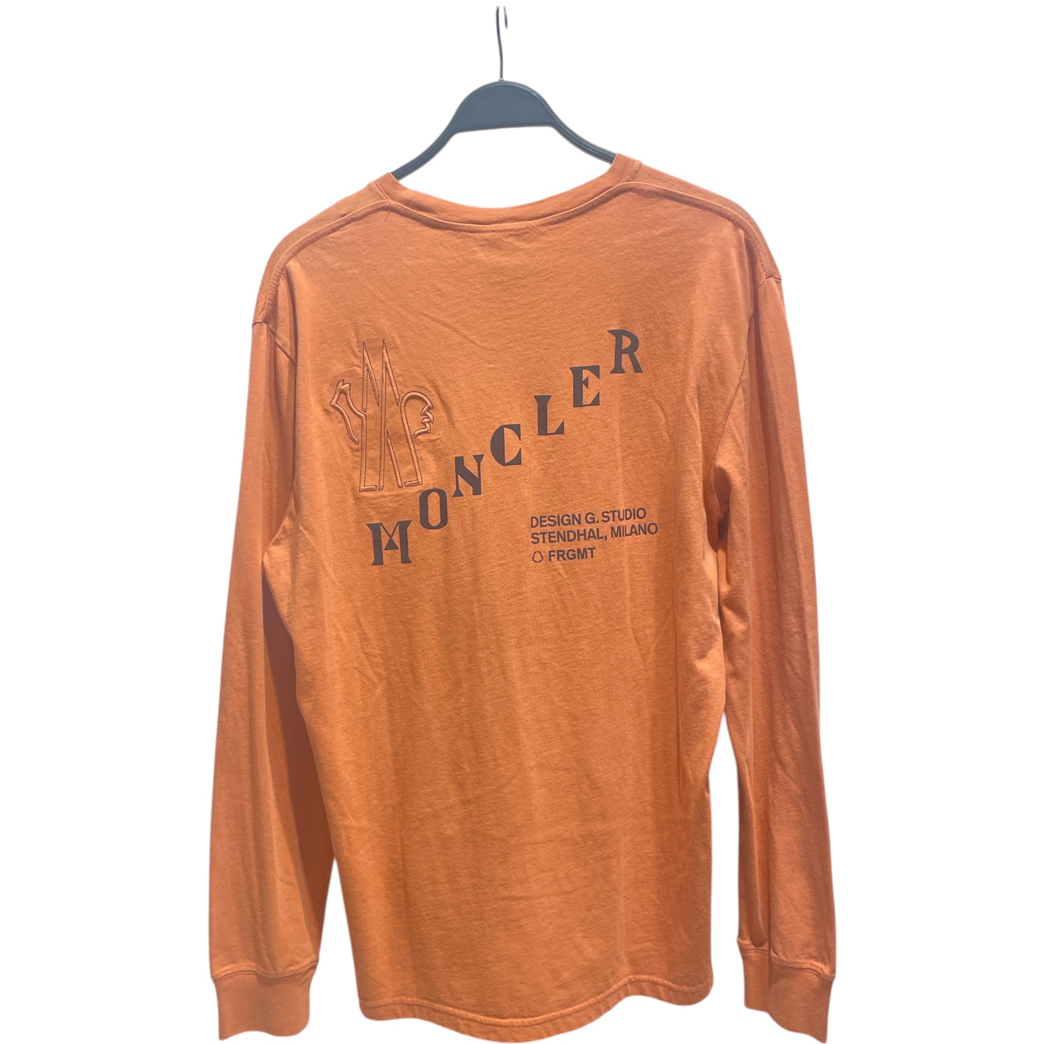 MONCLER/LS T-Shirt/M/Cotton/ORN/Graphic/hiroshi fujiwara view 2