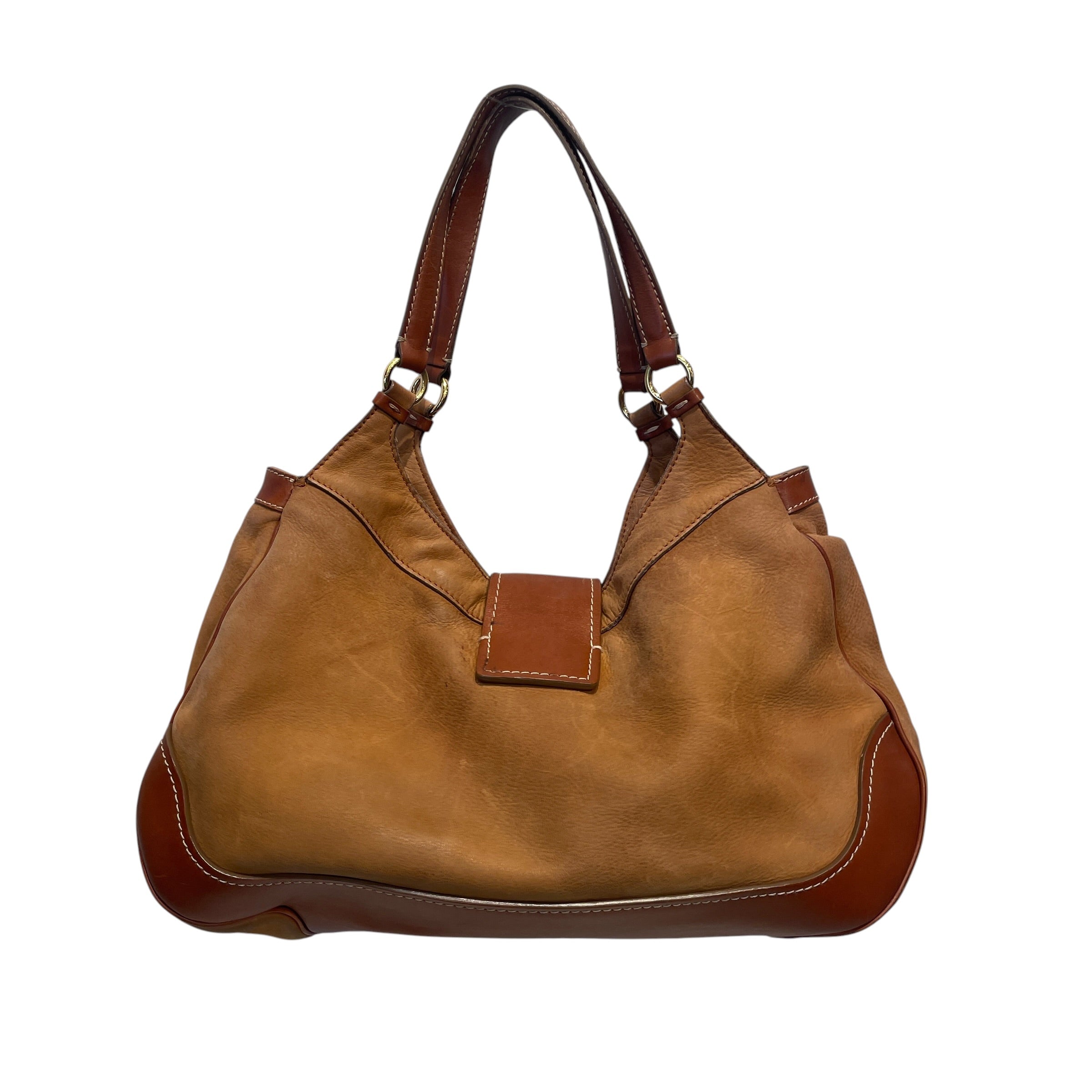 Salvatore Ferragamo/Bag/Leather/BEG/GANCINI HOBO BAG view 2