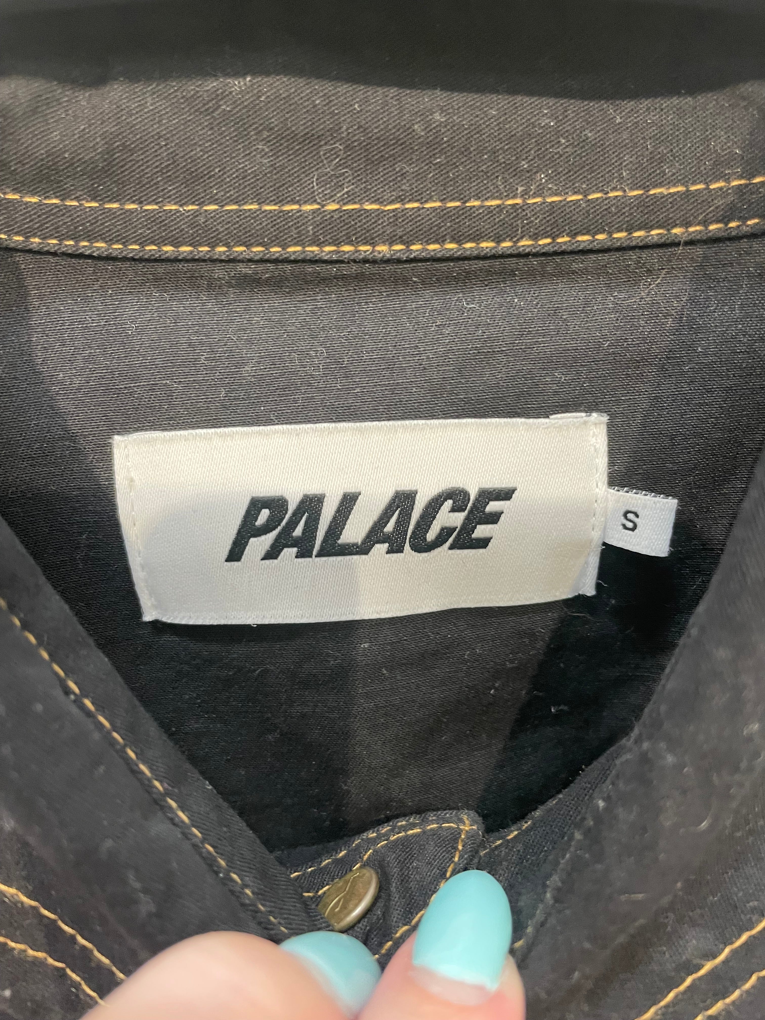 PALACE/LS Shirt/S/Cotton/BLK/Western/palasonic greco button down view 3