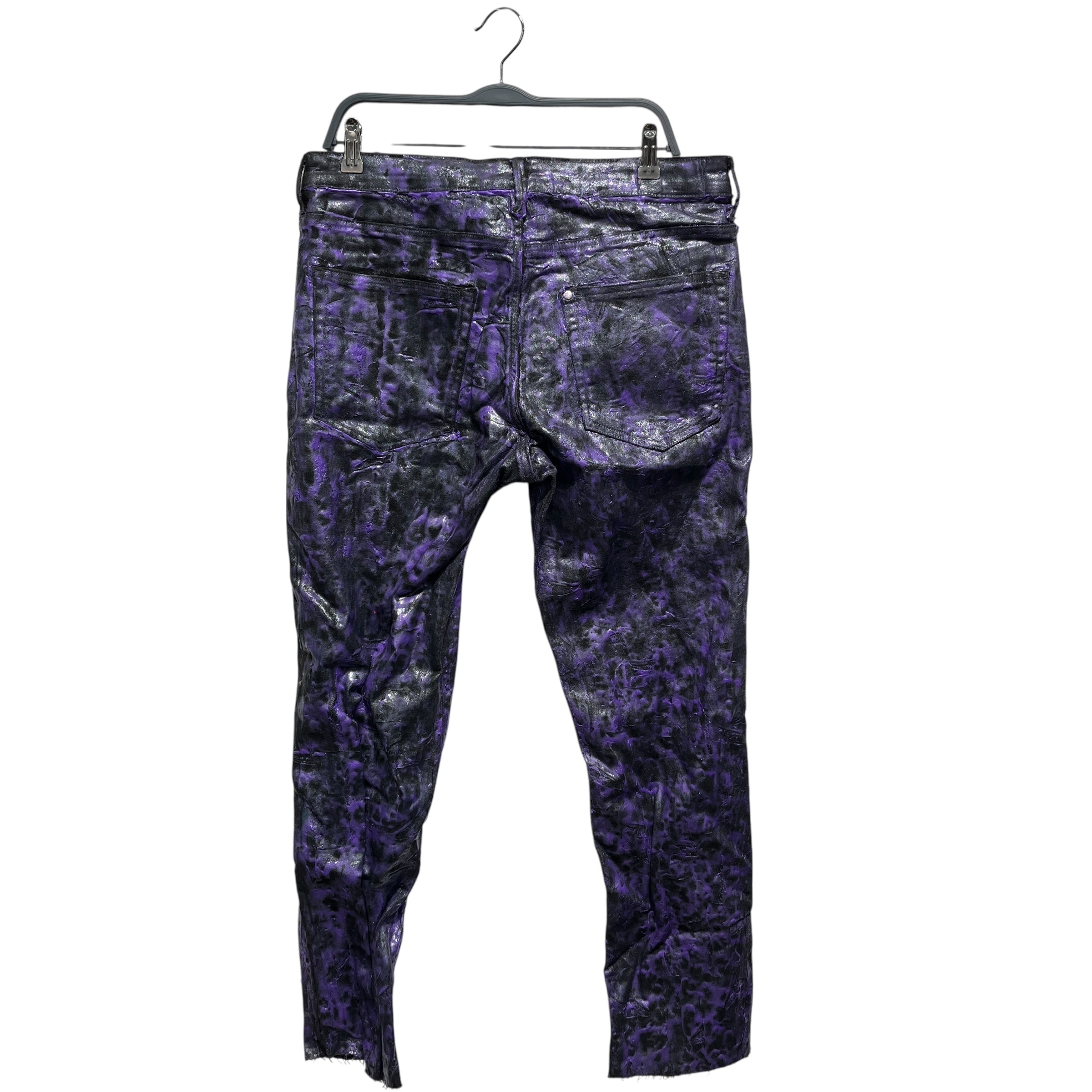 HUBANE/Straight Pants/BLK/PURPLE GOO JEANS view 2