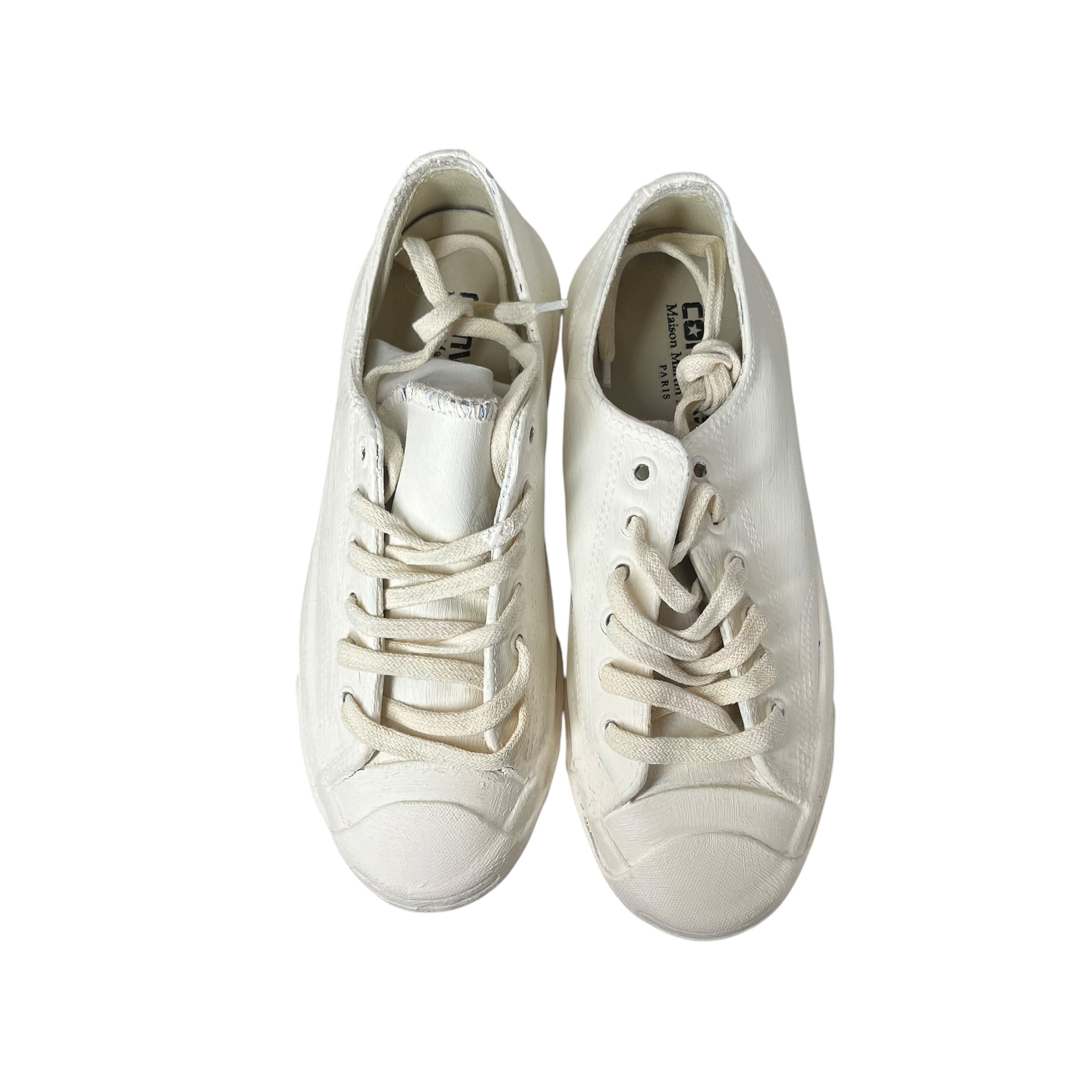 Maison Margiela/CONVERSE/Low-Sneakers/US 6.5/WHT/Jack Purcell White Paint view 3