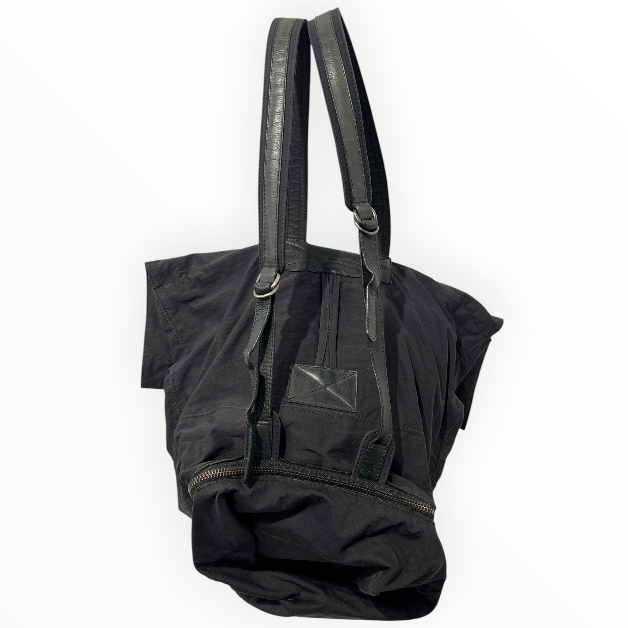 Jerome Dreyfuss/Backpack/Nylon/BLK/BOTTOM ZIP FLAP CLOSURE PIERRE view 2