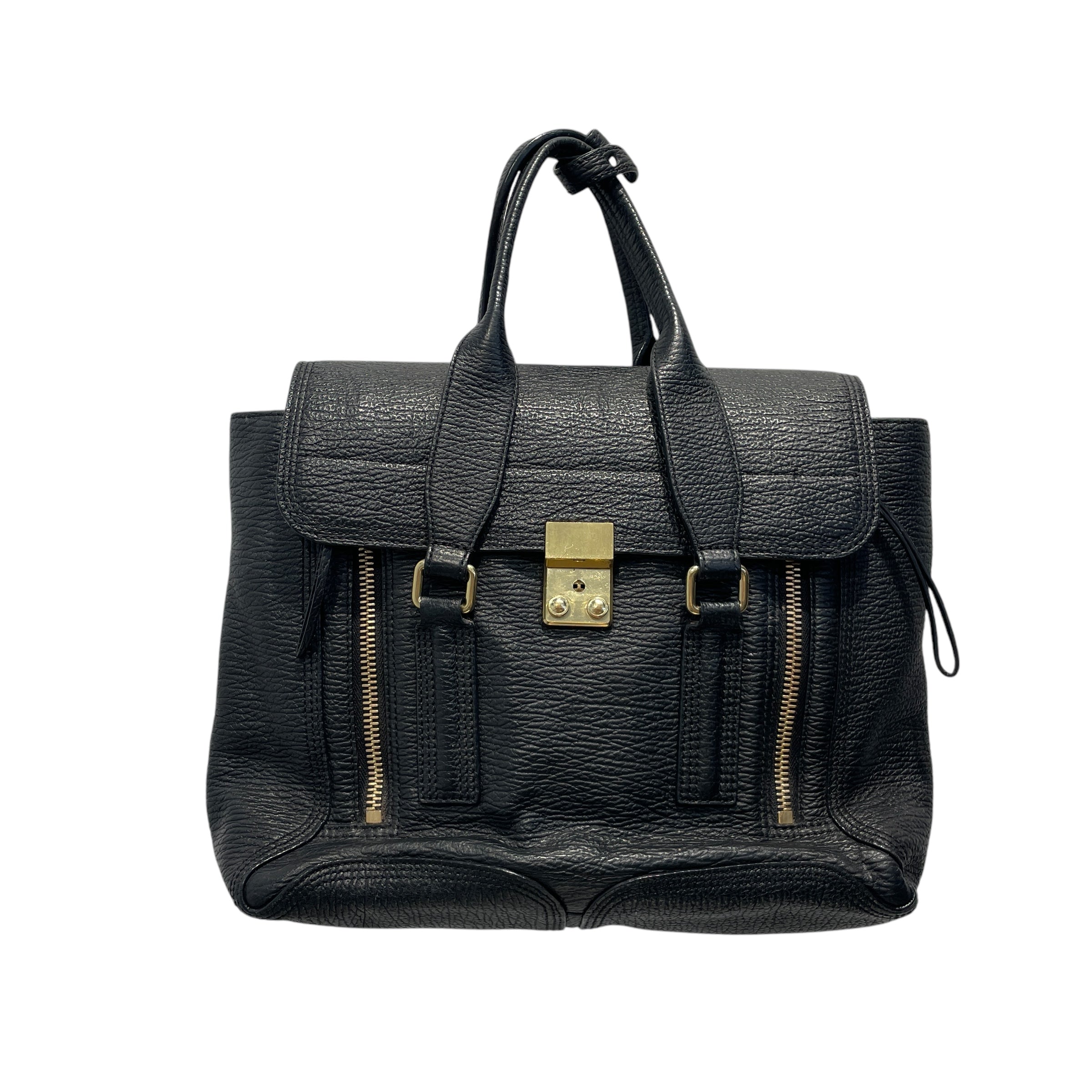 3.1 phillip lim/Hand Bag/Leather/BLK/calfskin pashil view 1