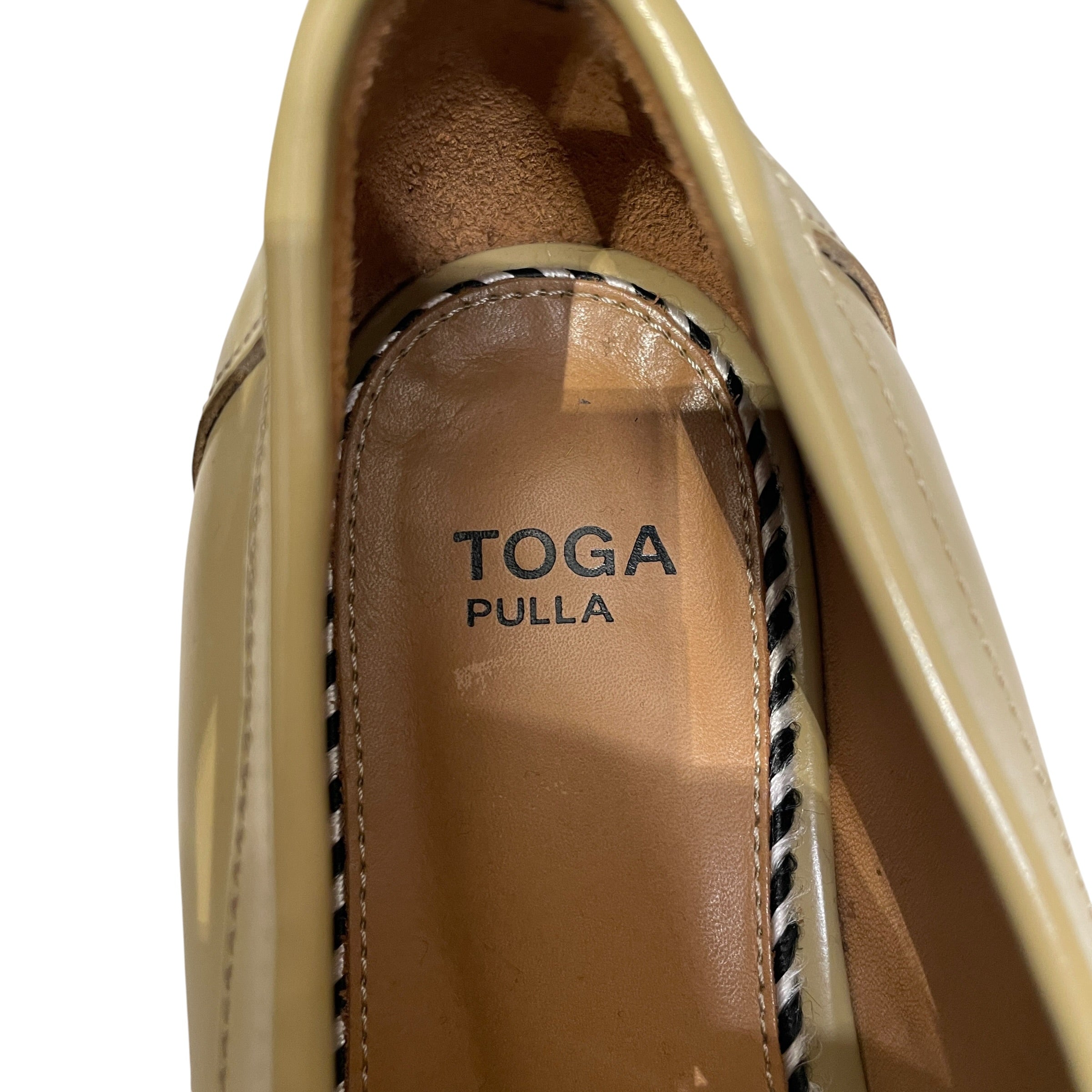 TOGA PULLA/Loafers/EU 39.5/Leather/KHK/METAL DETAILING view 4