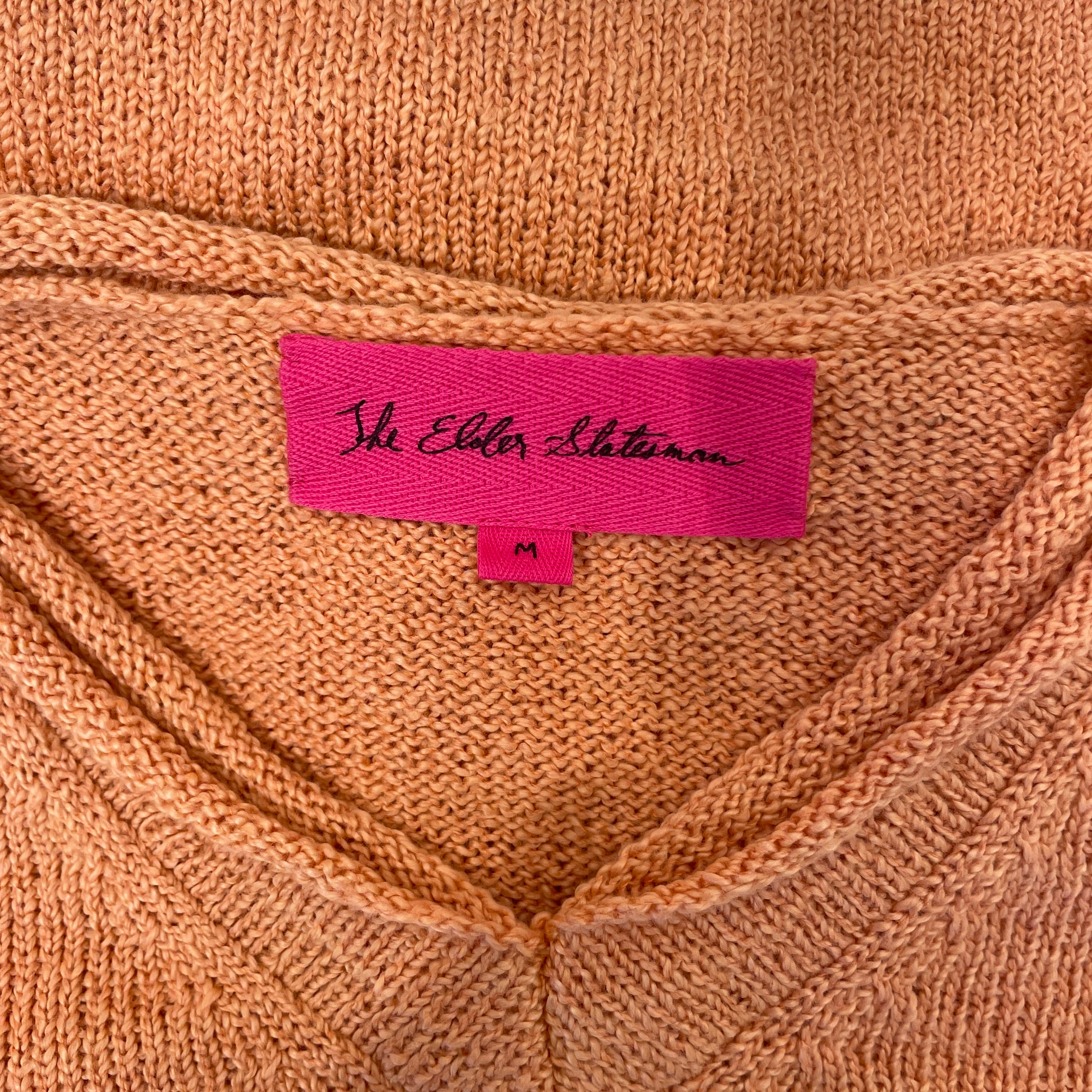 The Elder Statesman/Sweater/M/Cotton/ORN/ view 3