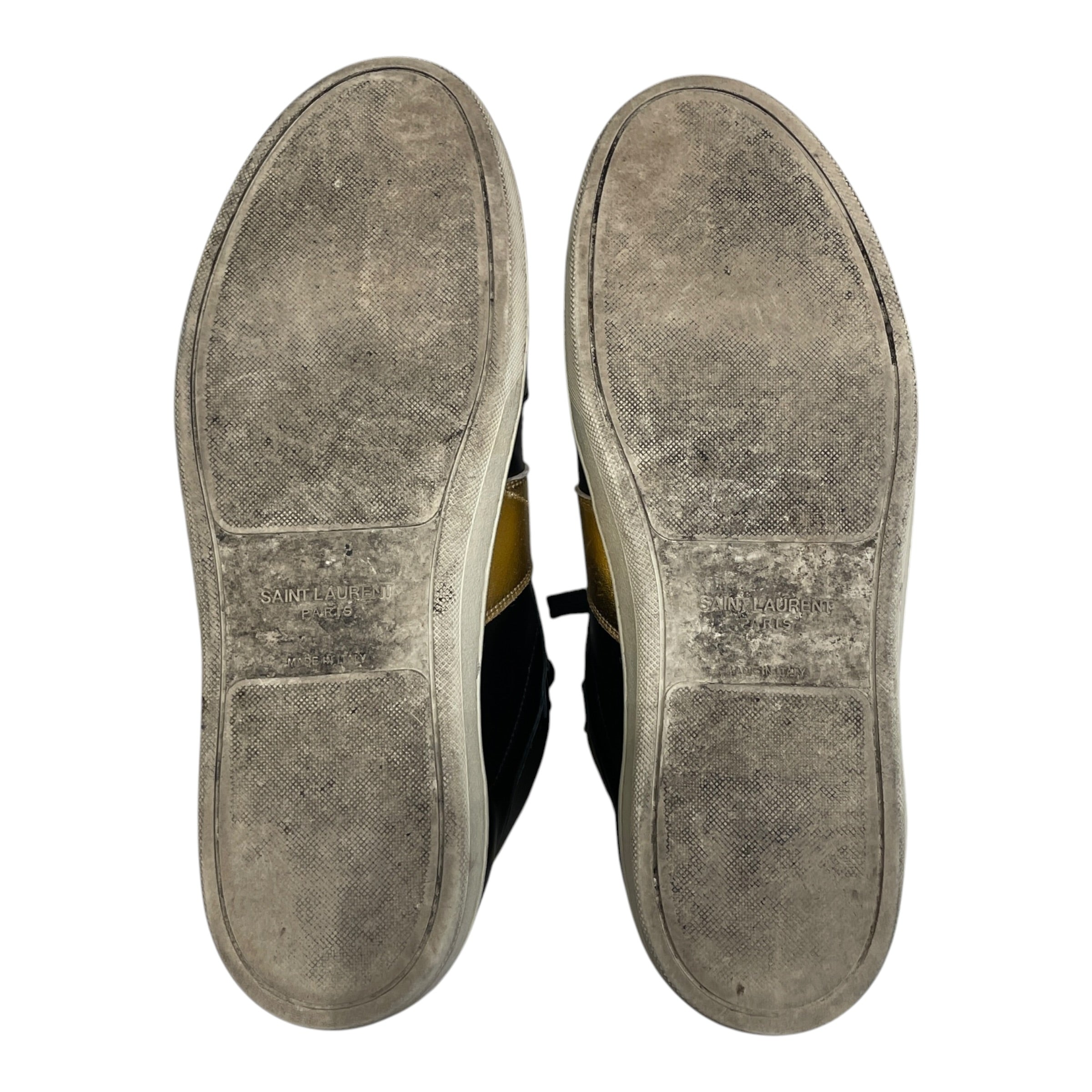 SAINT LAURENT/Hi-Sneakers/EU 43/Polyester/BLK/SL-10H GLD/BLK view 4