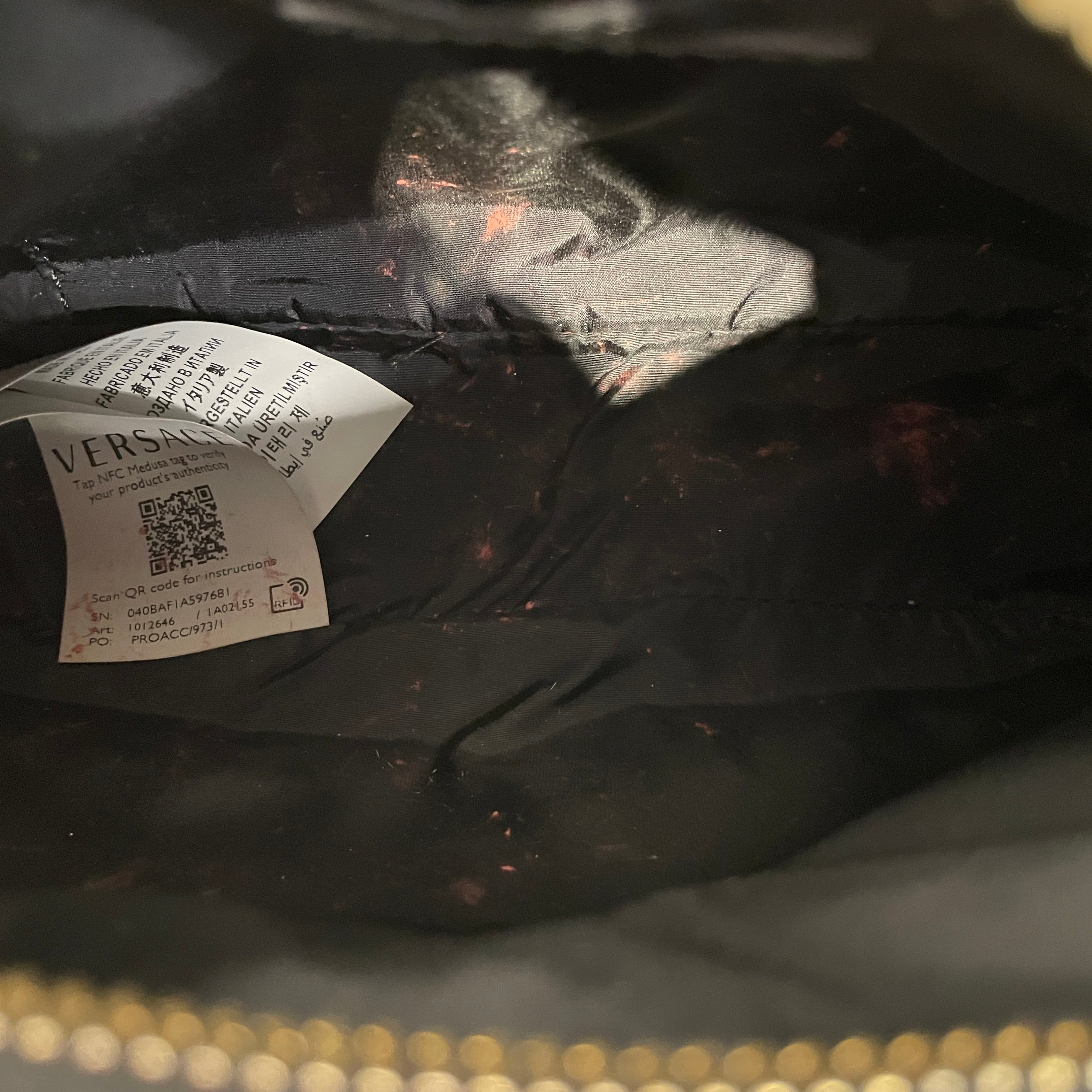 VERSACE/Cross Body Bag/Polyester/BLK/ view 5