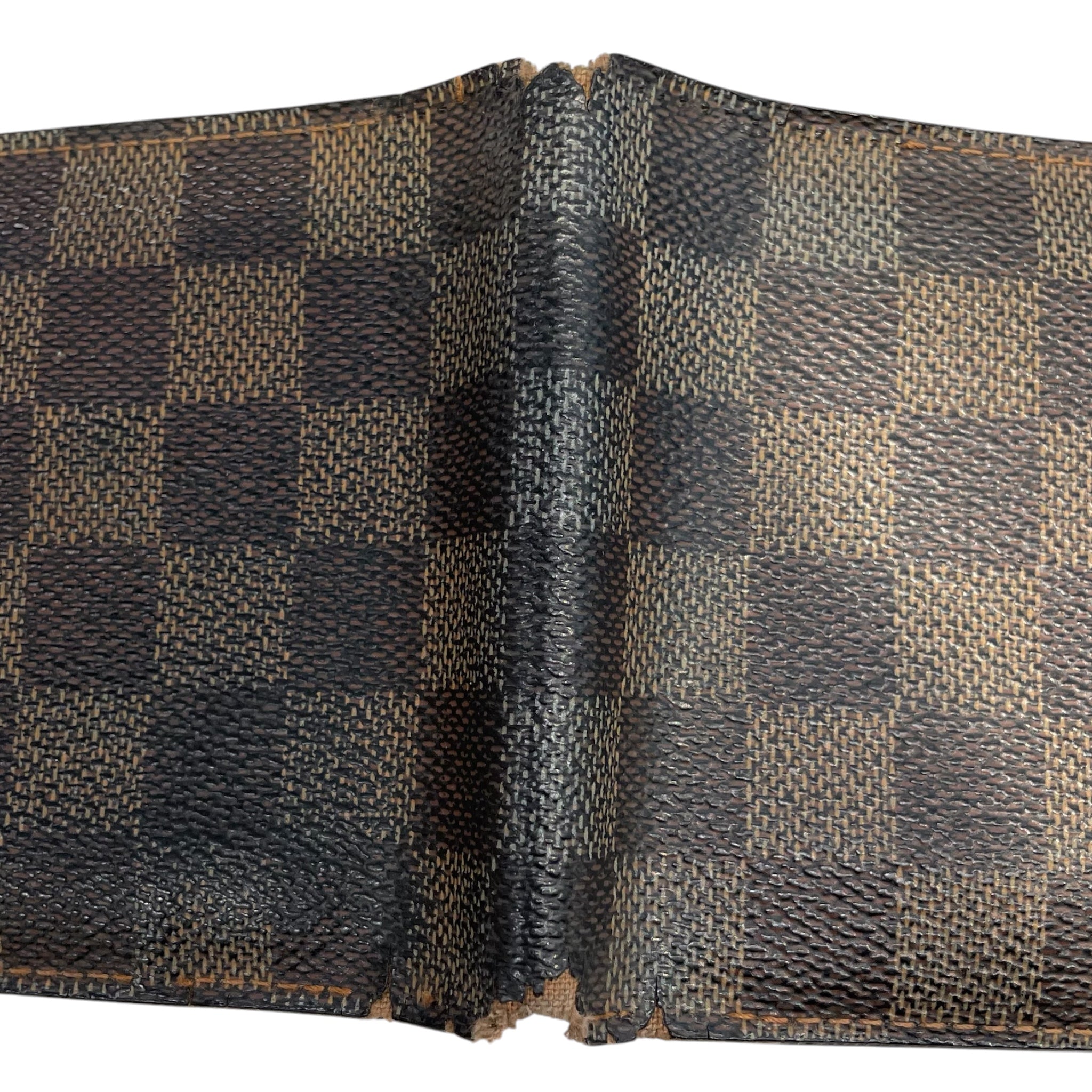 LOUIS VUITTON/Bifold Wallet/Monogram/Leather/BRW/BROWN AND YELLOW MONOGRAM view 4