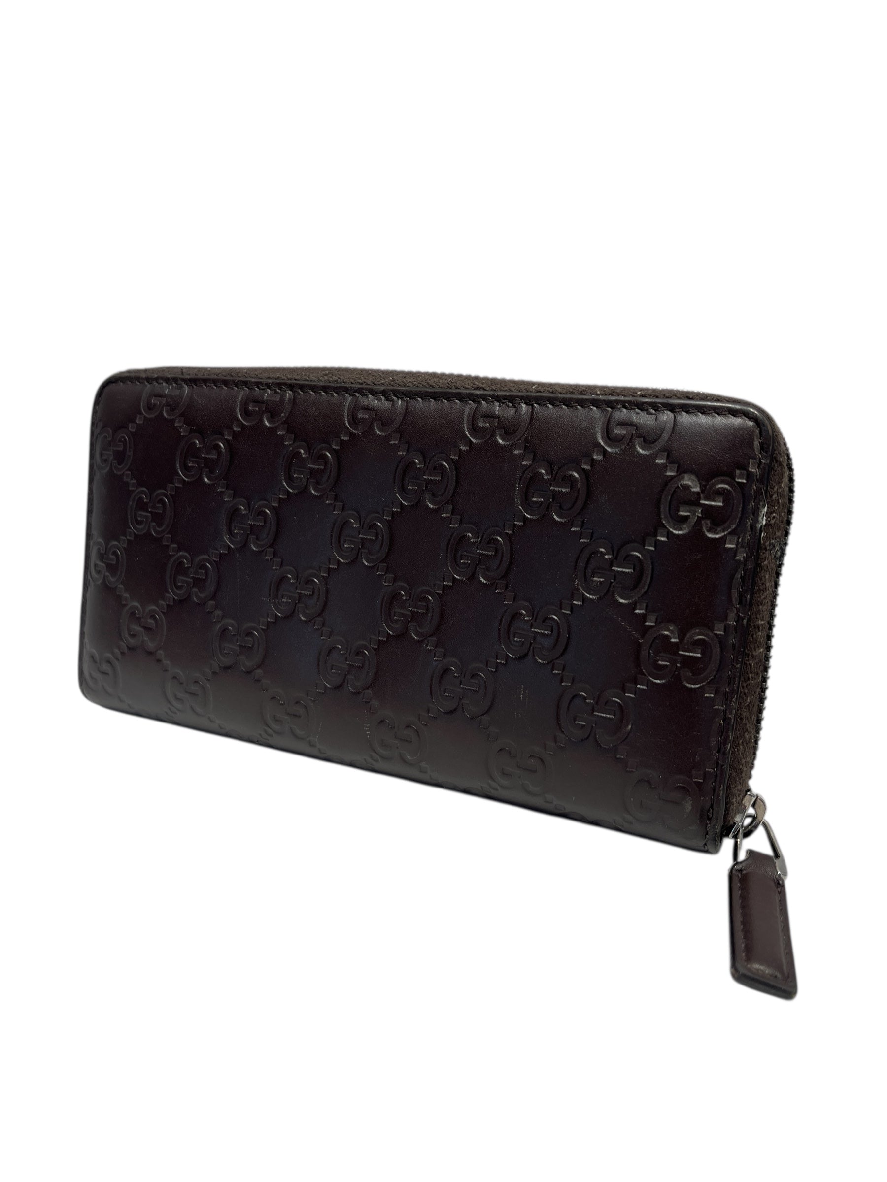 GUCCI/Long Wallet/Monogram/Leather/BRW/GUCCISIMALEATHER view 2