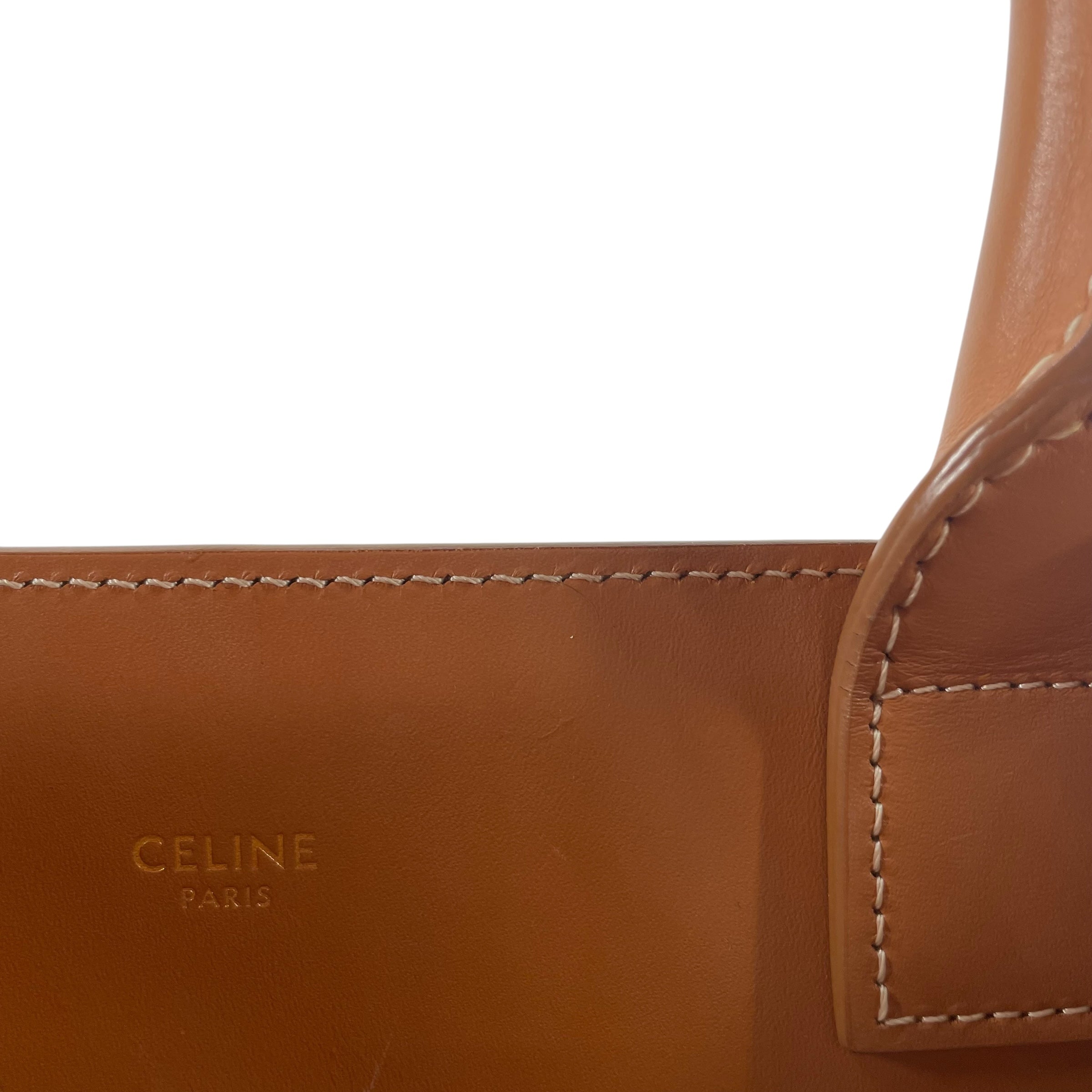 CELINE/Clutch Bag/FREE/Cotton/WHT/BLACK LOGO ON FRONT TOTE view 5