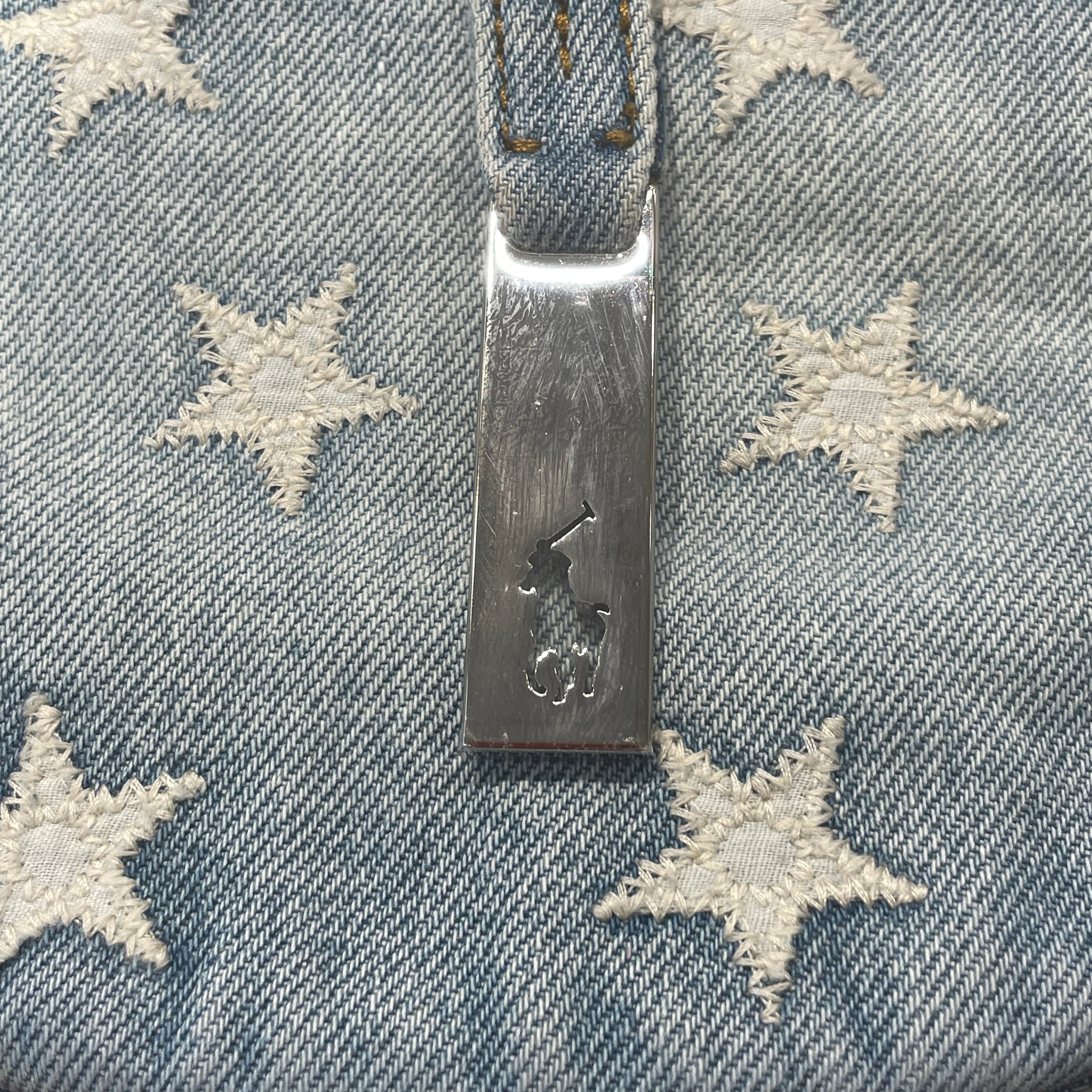 POLO RALPH LAUREN/Bag/All Over Print/BLU/Blue jean star print bag view 4