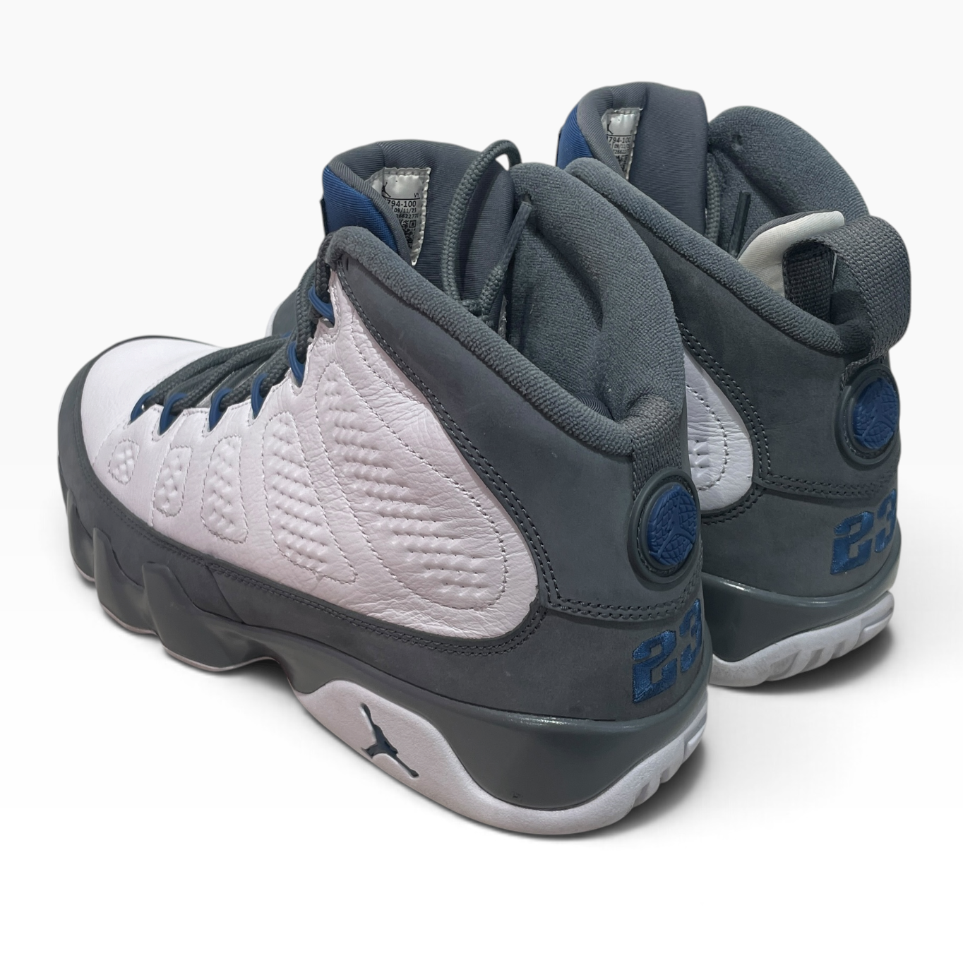 NIKE/Hi-Sneakers/US 10.5/Leather/WHT/jordan 9 view 2