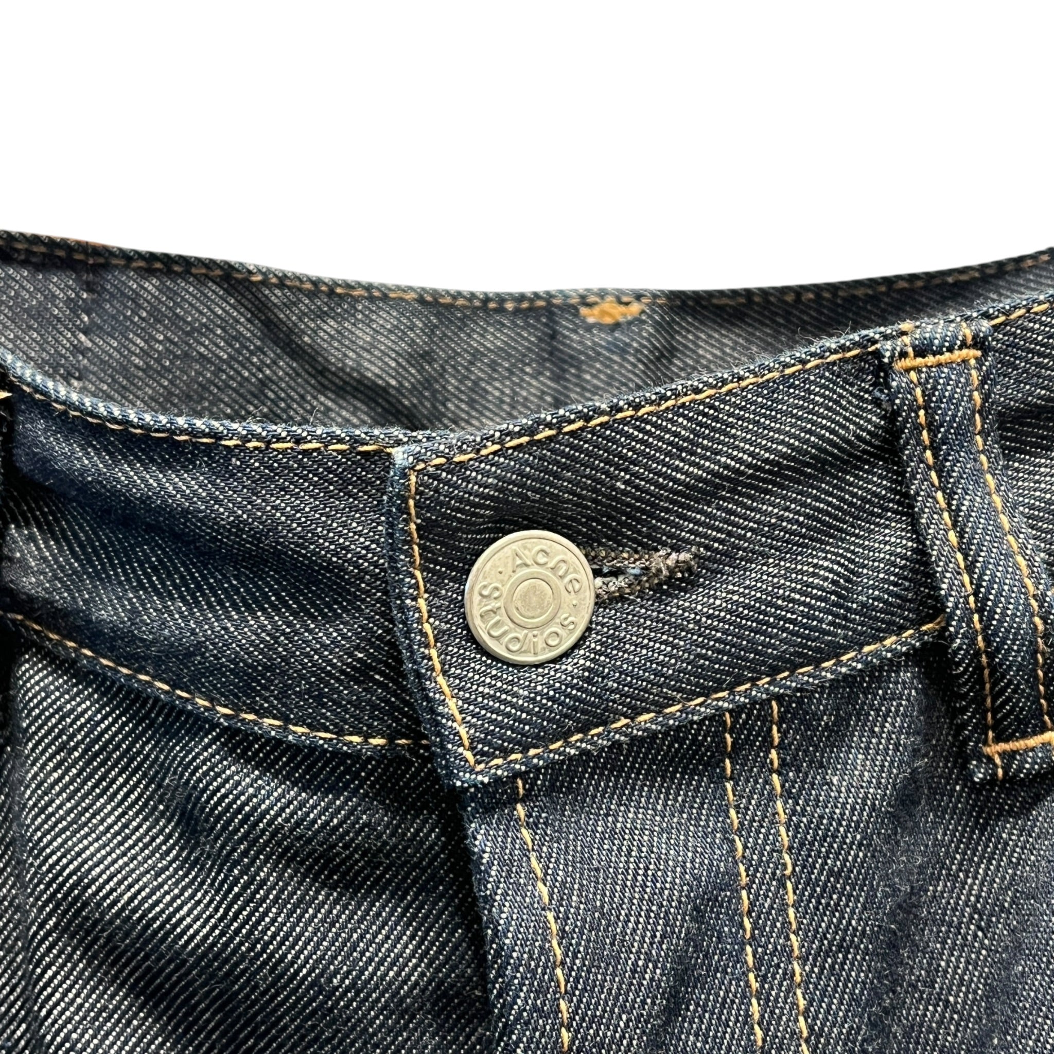 Acne Studios/Pants/32/Cotton/IDG/LEATHER LOGO PATCH/2021 NEW RW view 4