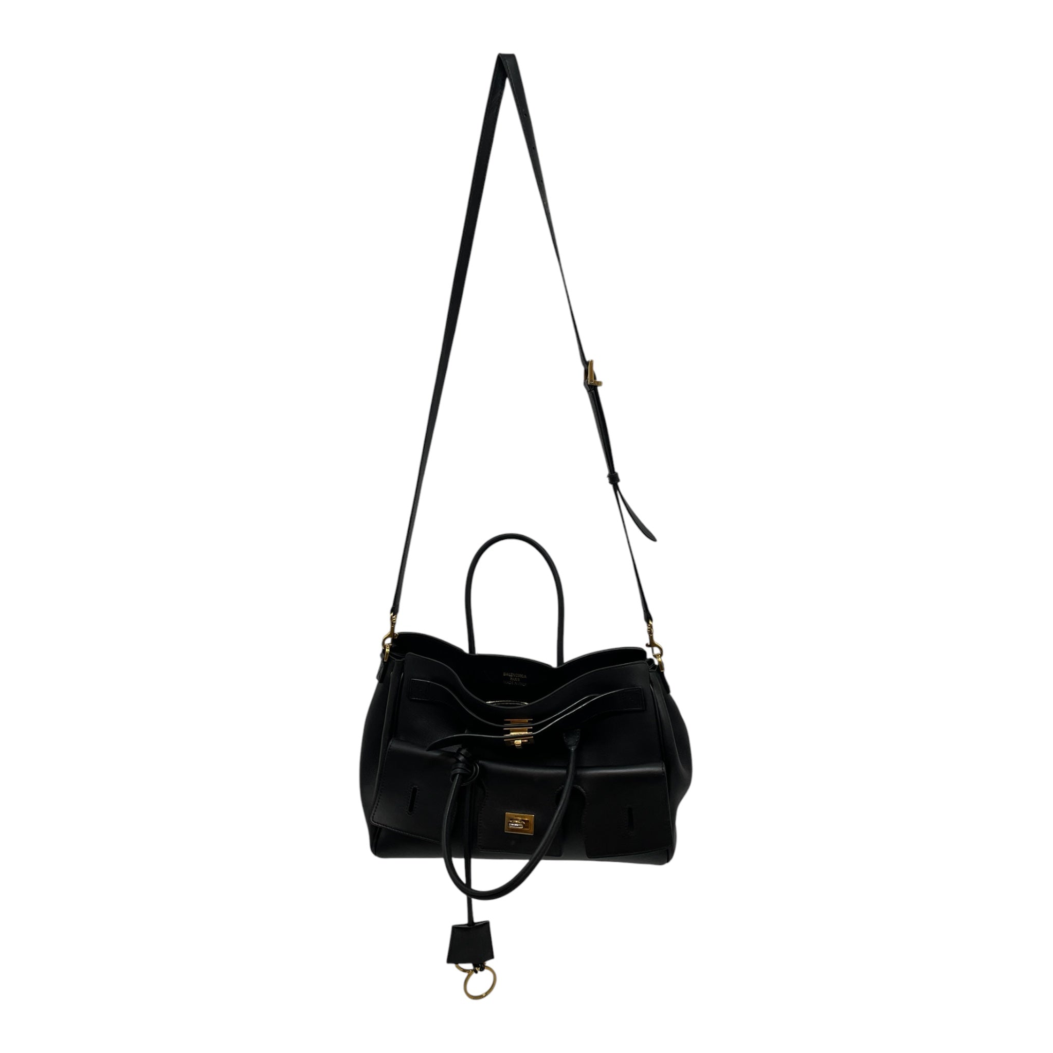 BALENCIAGA/Bag/Leather/BLK/BEL AIR SMALL BLACK view 5