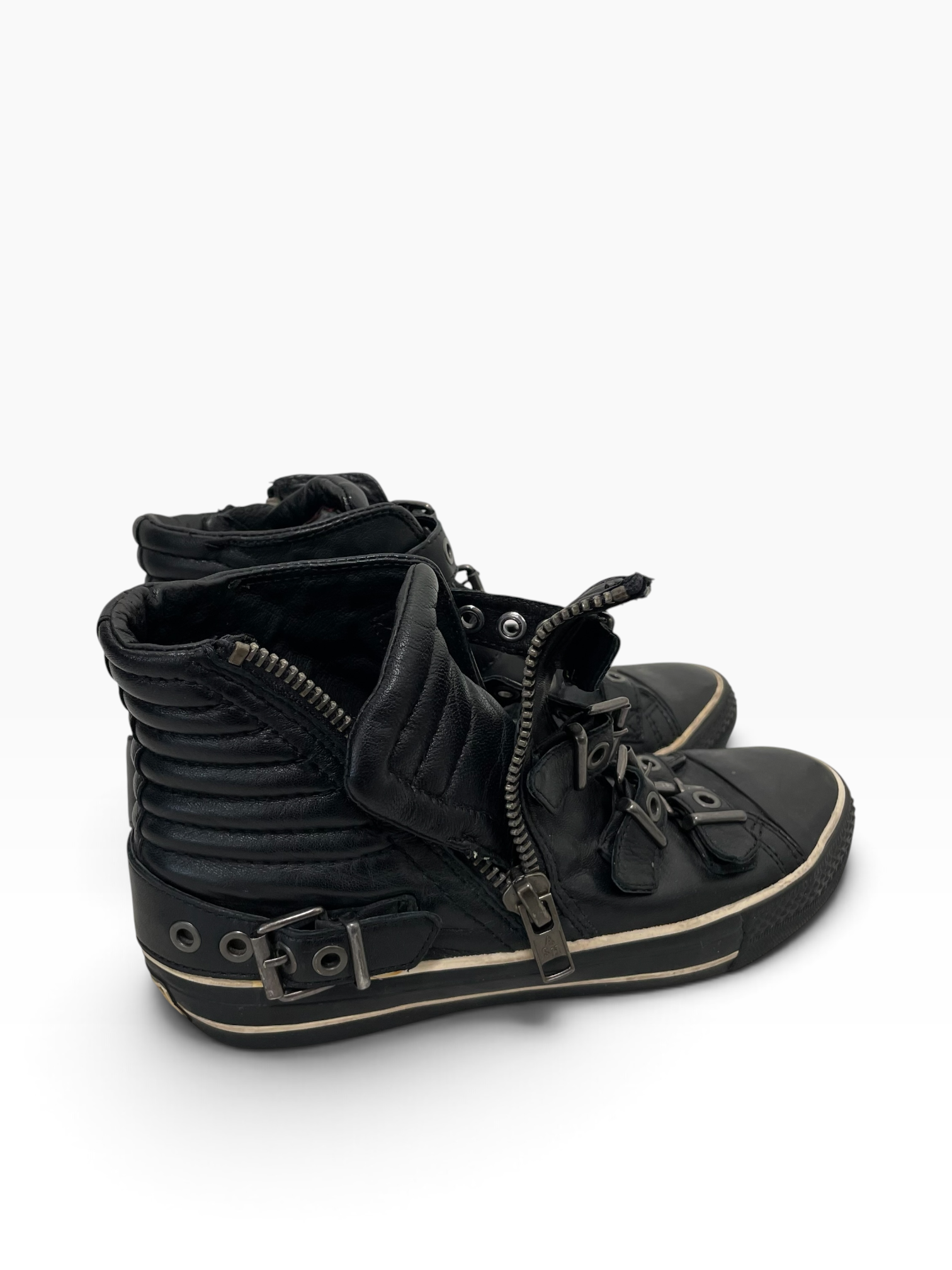 Ash/Hi-Sneakers/EU 39/Leather/BLK/MULTI BUCKLE view 5