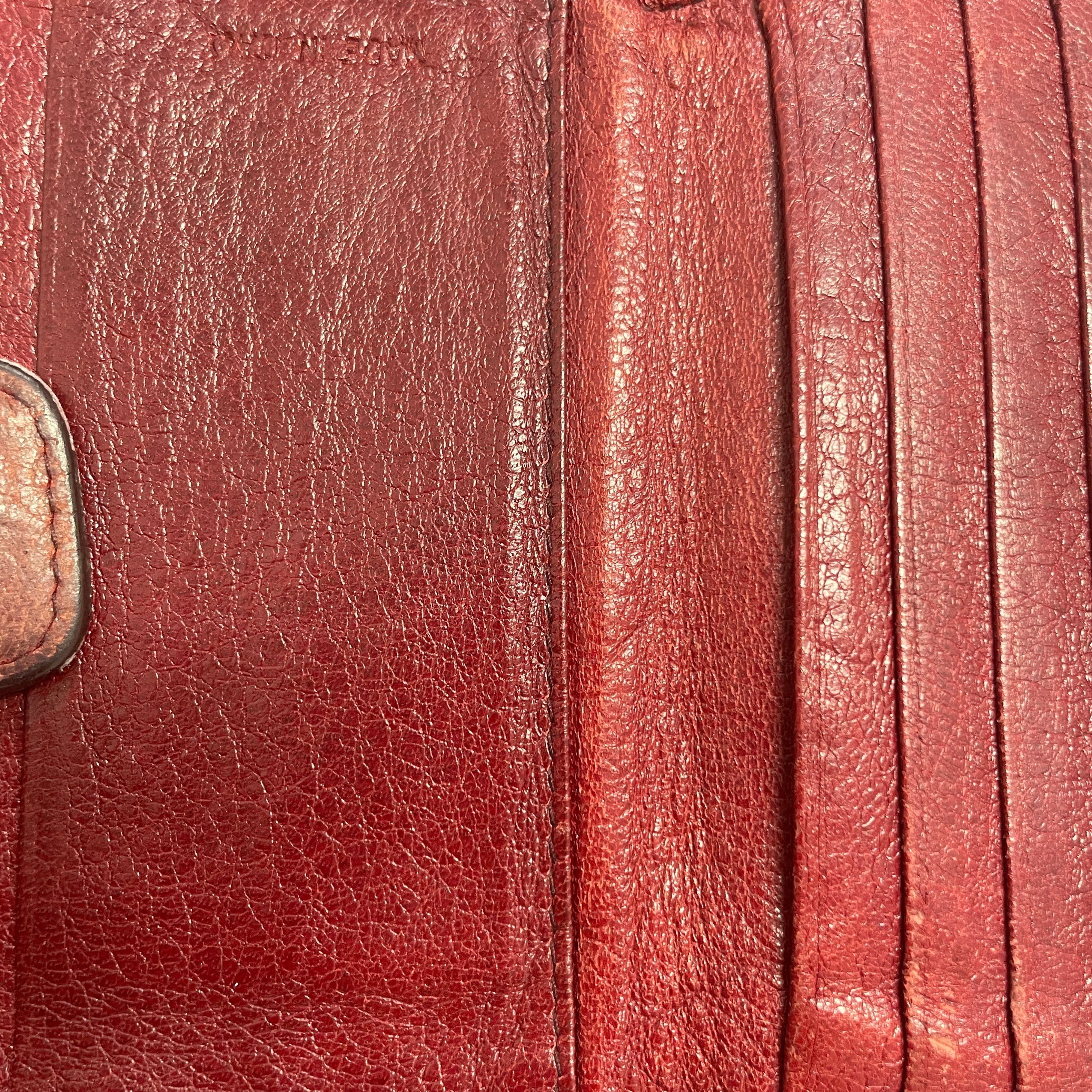 PRADA/Wallet/Faux Leather/RED/ view 3