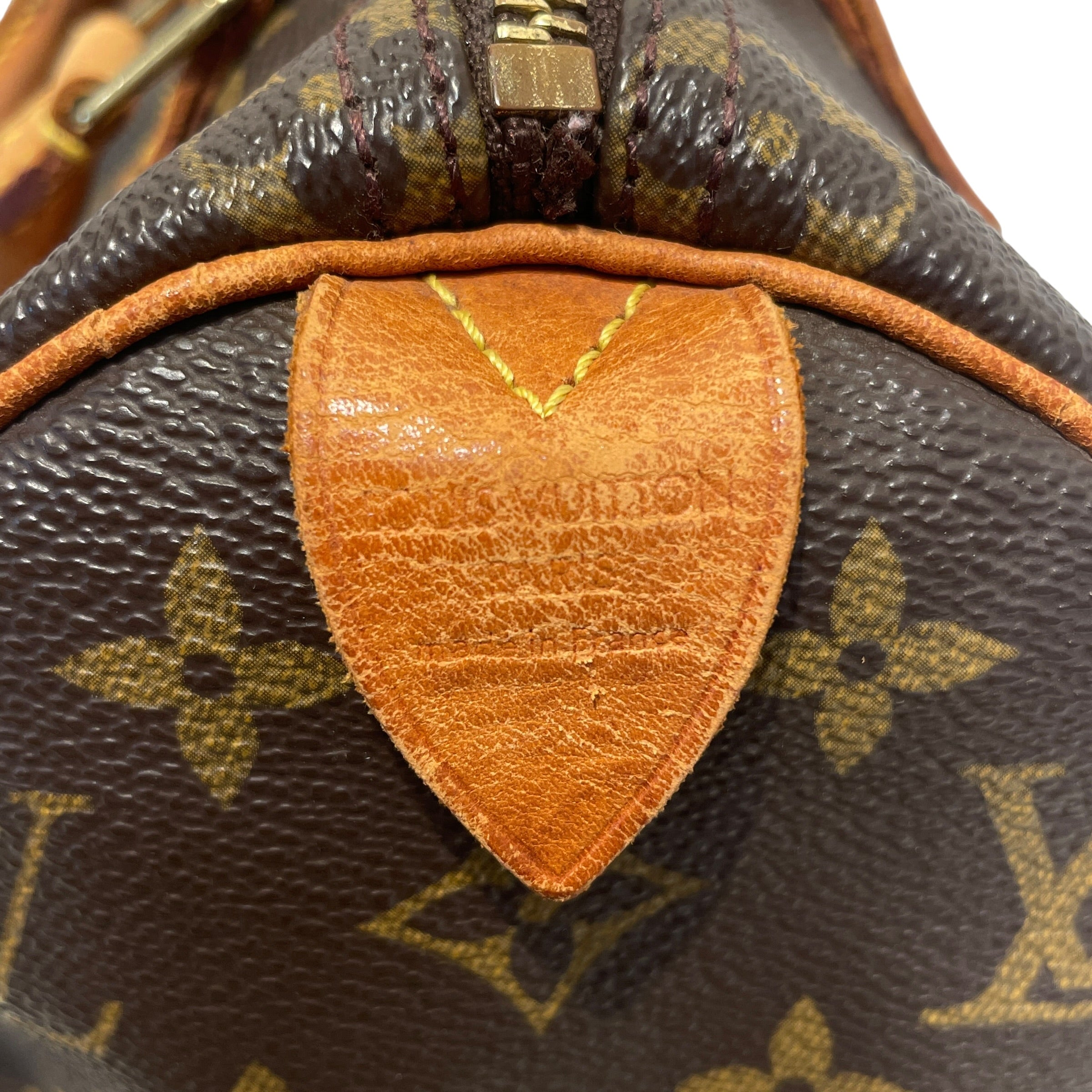 LOUIS VUITTON/Hand Bag/Monogram/Leather/BRW/Speedy 30 view 5