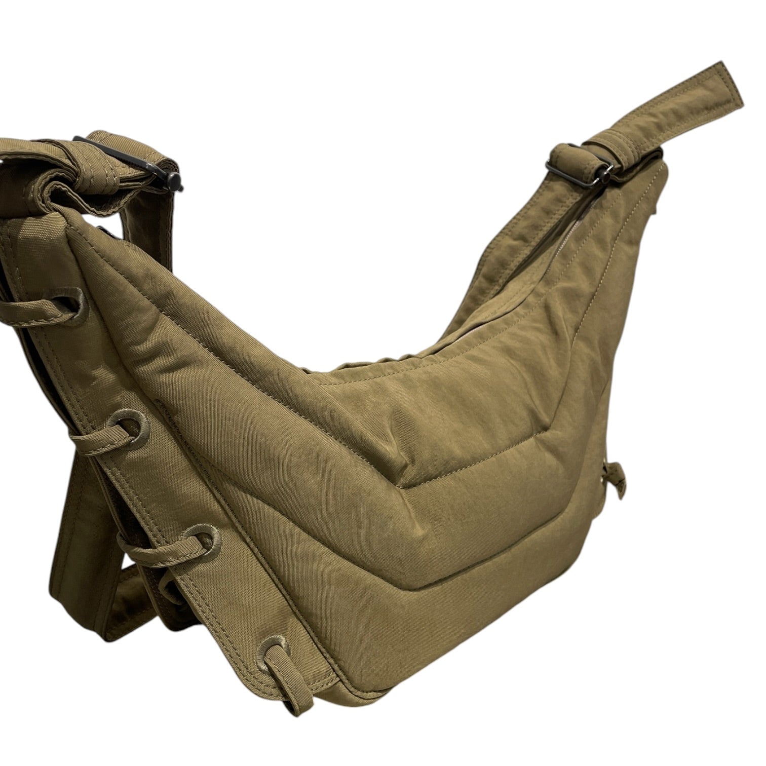 LEMAIRE/Cross Body Bag/Nylon/GRN/Green Soft Game Shoulder Bag view 6