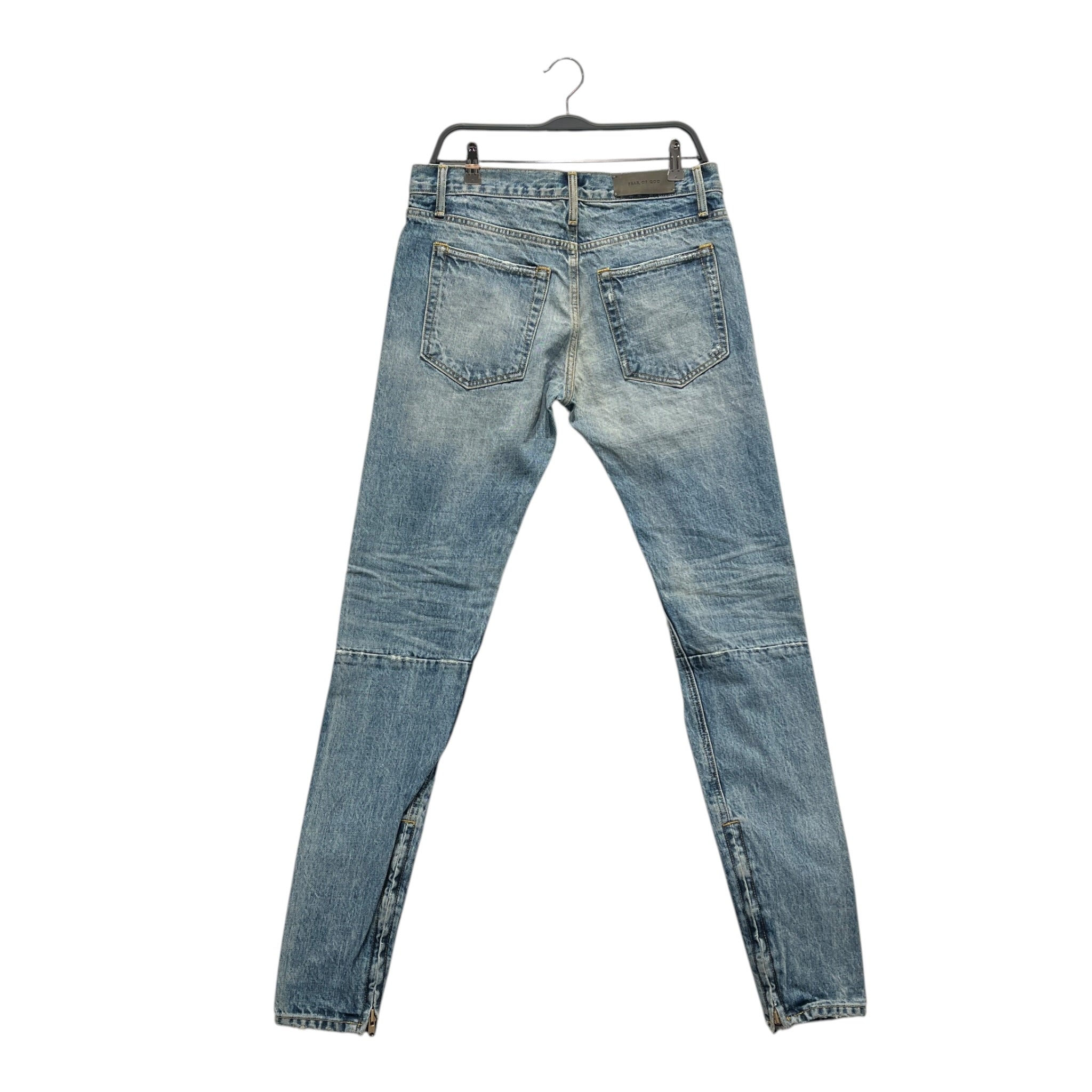 FEAR OF GOD/Pants/32/Denim/BLU/DARK WASH ZIPPERS ON ANKLES view 2
