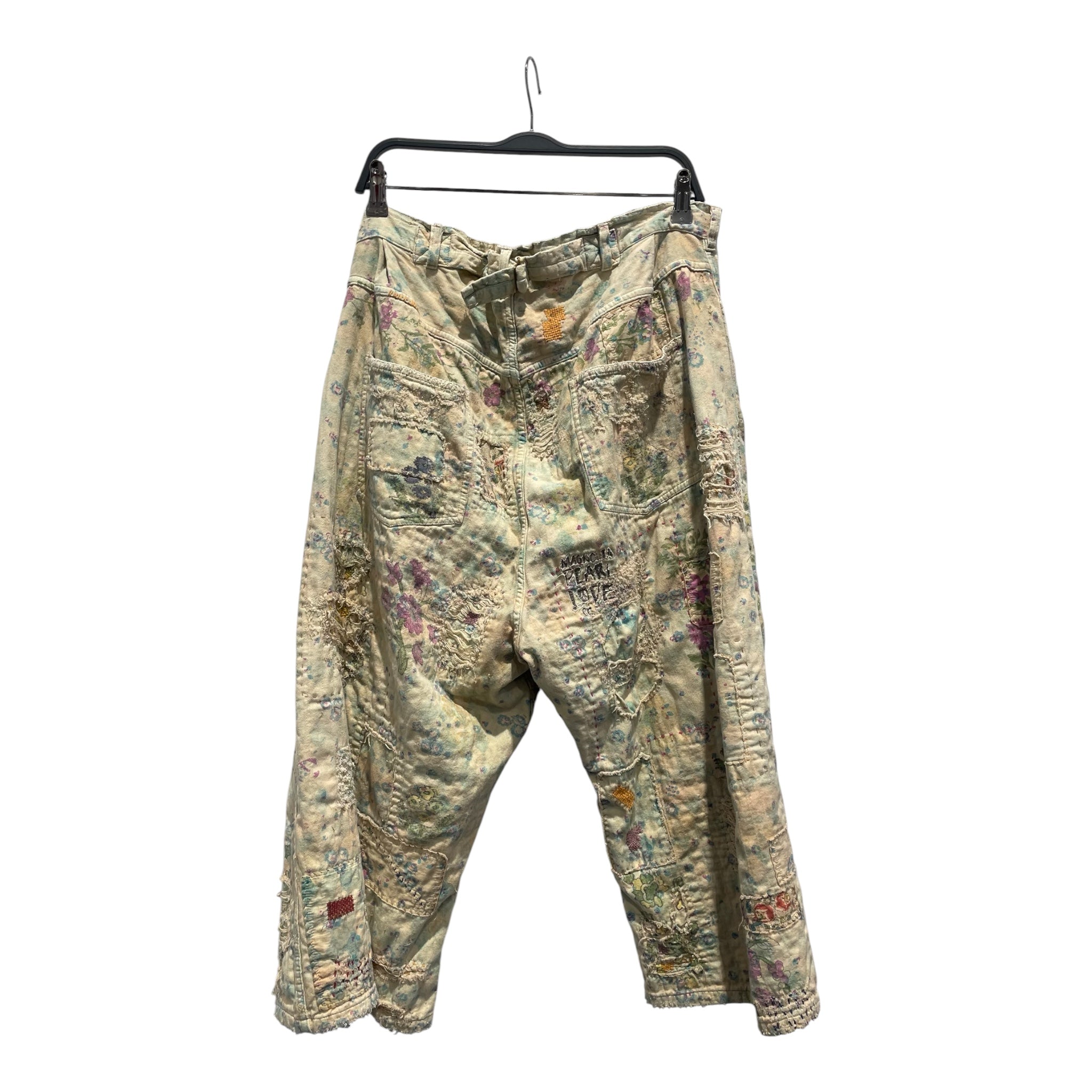 Magnolia Pearl/Cropped Pants/S/Floral Pattern/Denim/CRM/Floral All Over Print view 2