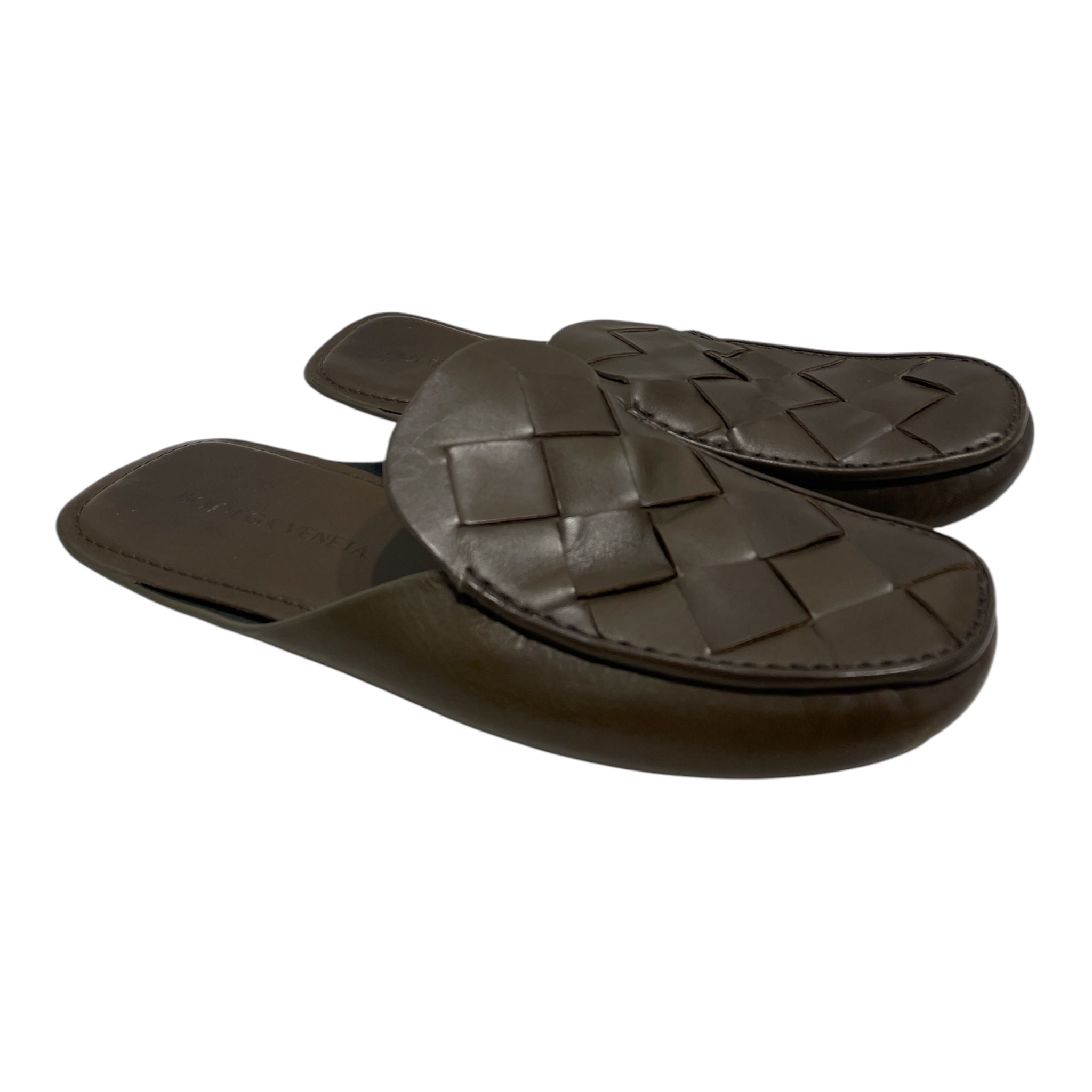 BOTTEGA VENETA/Sandals/EU 41/Leather/GRN/IBTRECCIATO WOVEN view 1